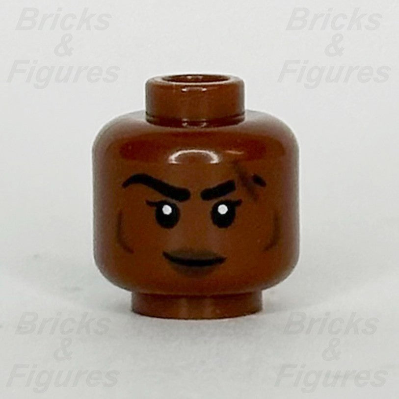 LEGO Dungeons & Dragons Dwarf Barbarian Minifigure Head Part Female Scar 710470