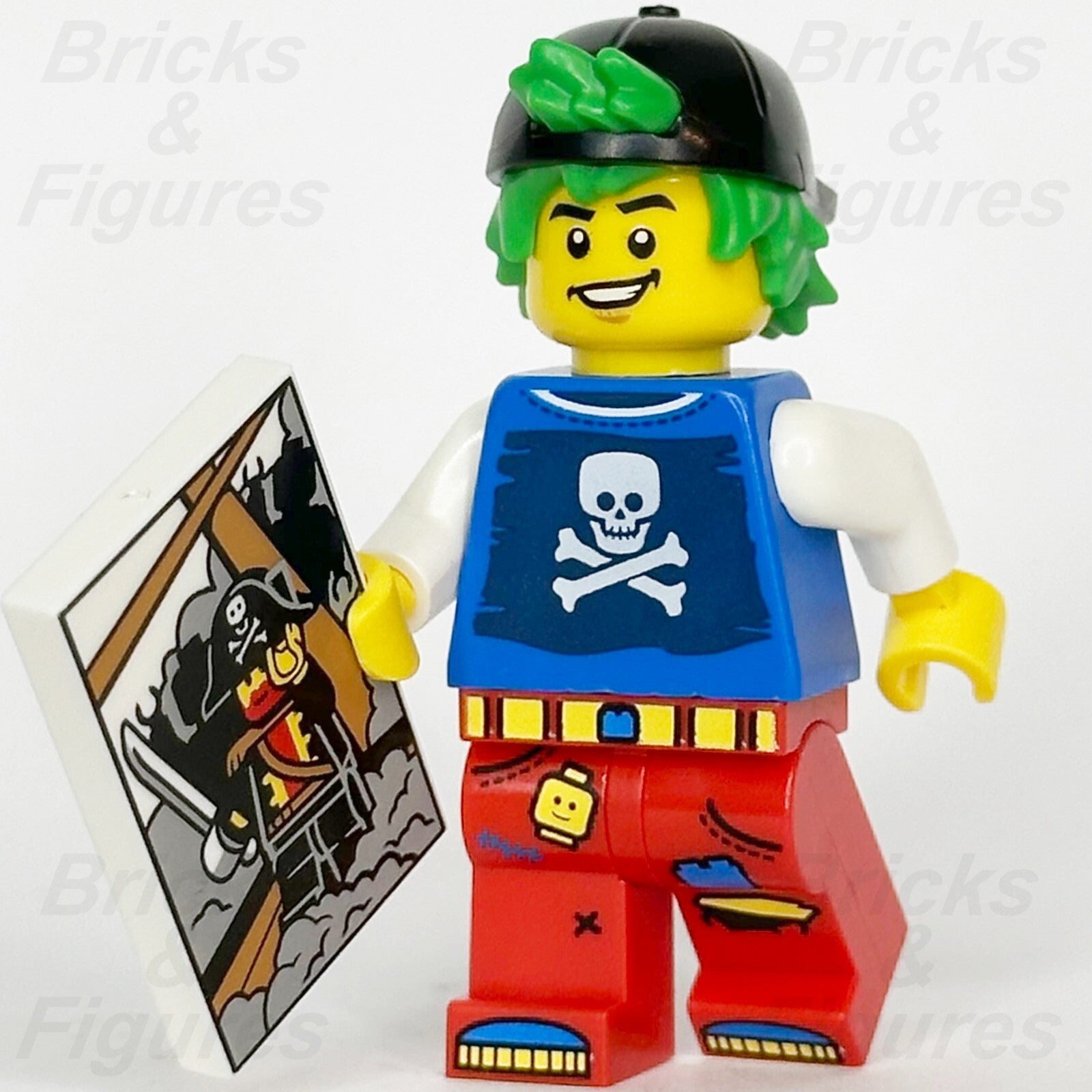 LEGO Pirate Fan Boy Minifigure Build-A-Minifigure BAM 2025 w/ Captain  Picture