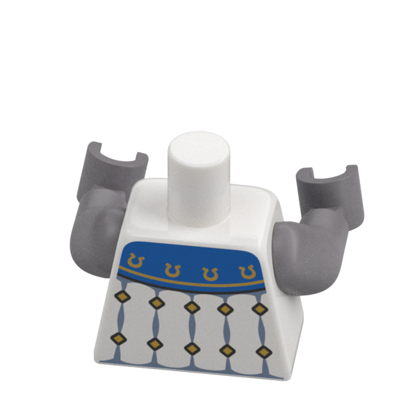 LEGO Minifigure Torso Part 6554518 76382 Castle Horse Knight King Body 31168 x 51