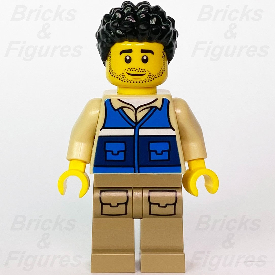 LEGO City Wildlife Rescue Worker Minifigure Male 60302 cty1306 Town Minifig1