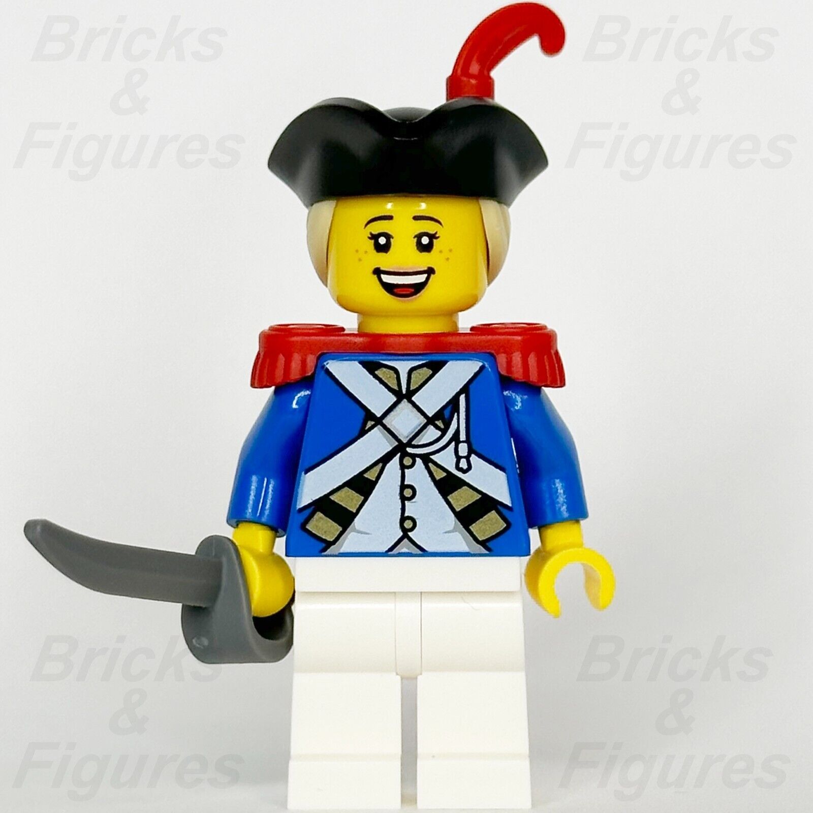LEGO Pirates Imperial Soldier IV Officer Minifigure Soldiers Female 10320 pi188 - Bricks & Figures