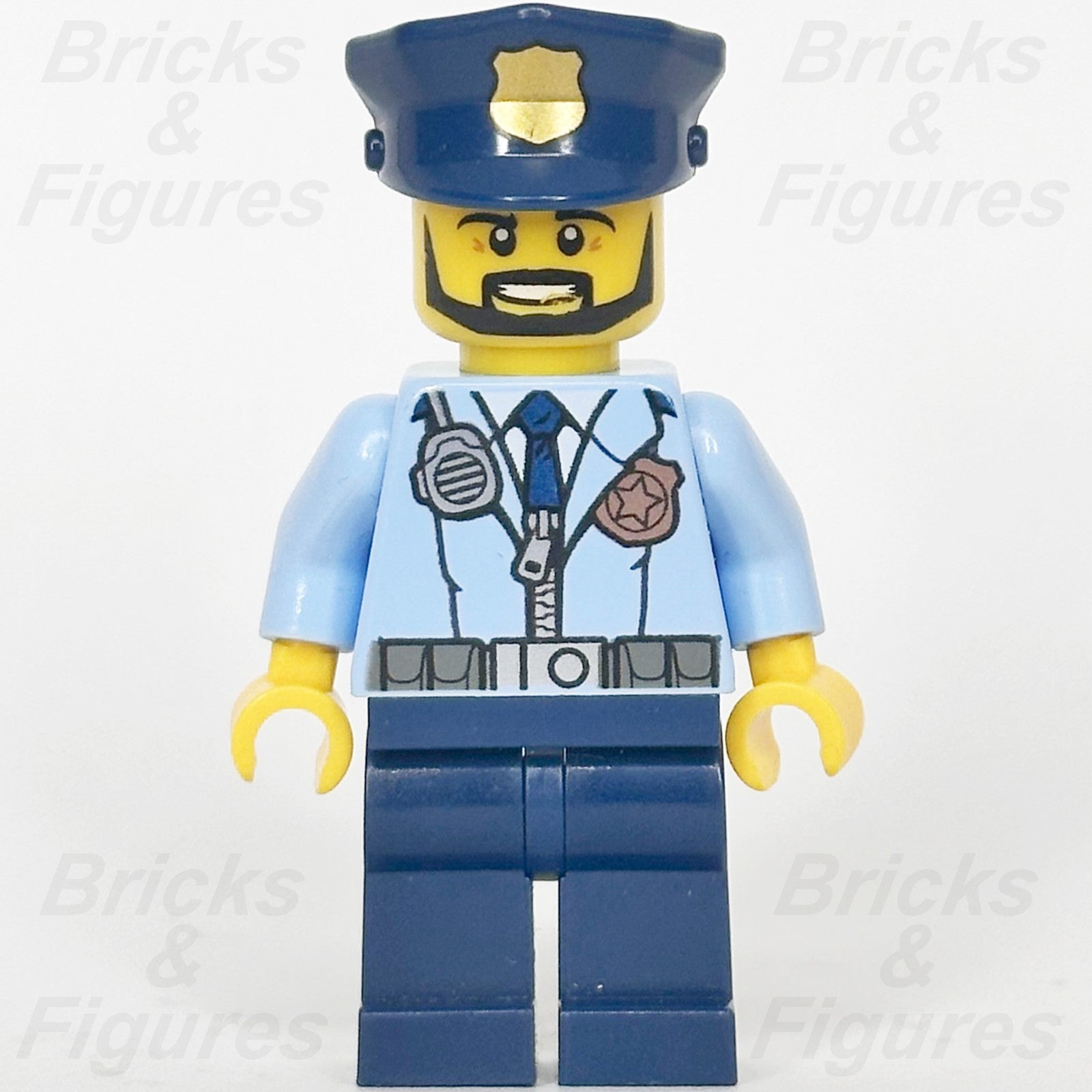 LEGO City Officer Prison Island Police Chief Minifigure Badge Town 60130 cty06331