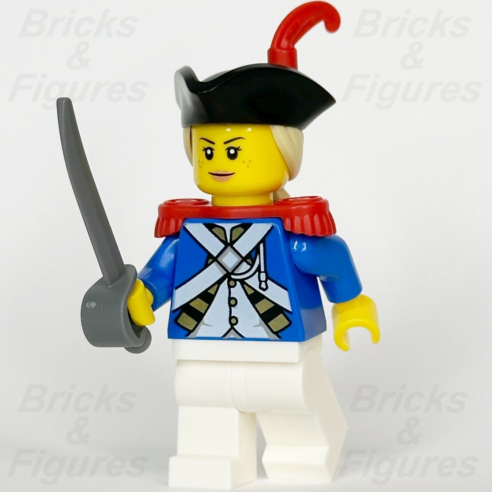 LEGO Pirates Imperial Soldier IV Officer Minifigure Soldiers Female 10320 pi188 - Bricks & Figures