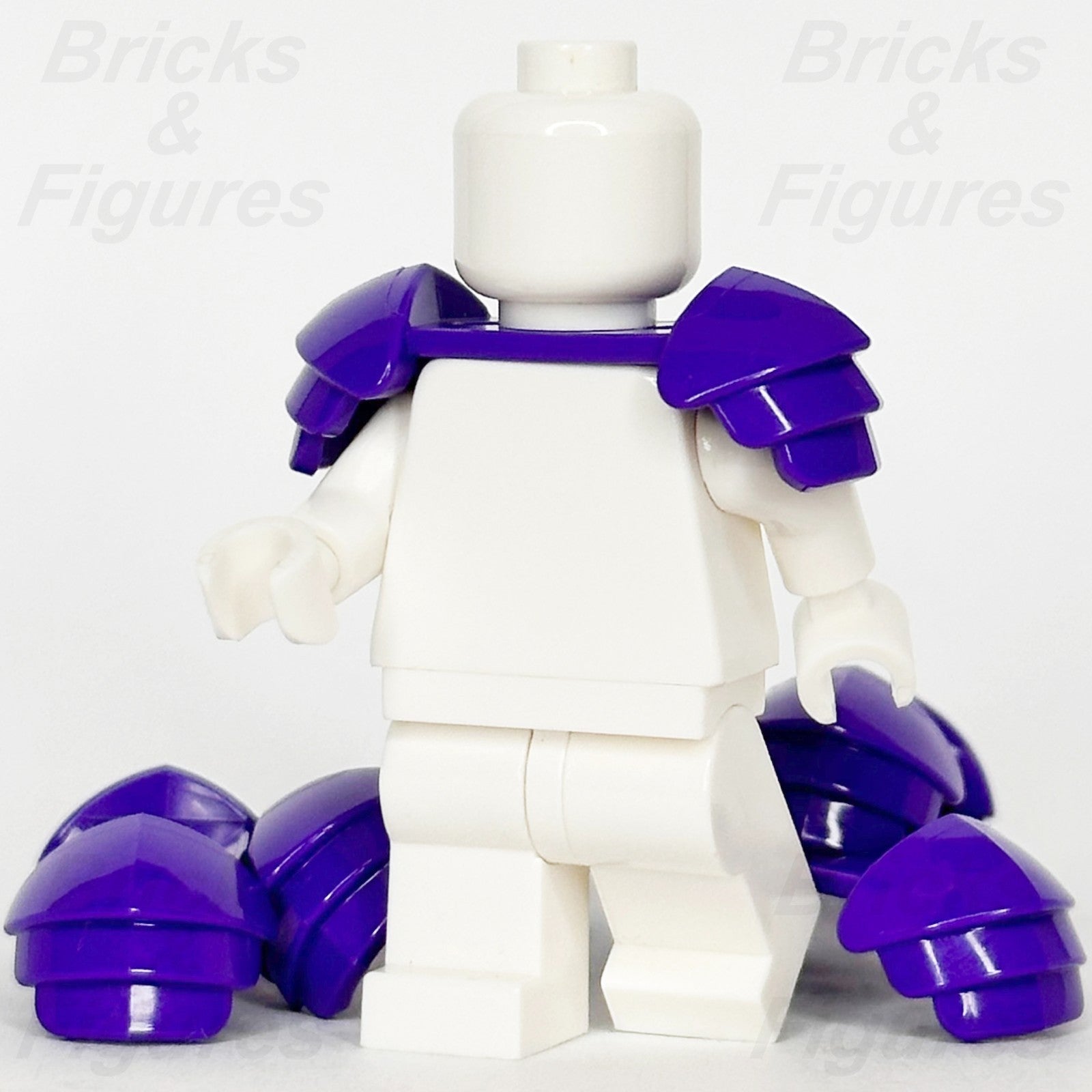 LEGO Shoulder Armour Knight Minifigure Part Dark Purple 37614 Pads Ridged x 51