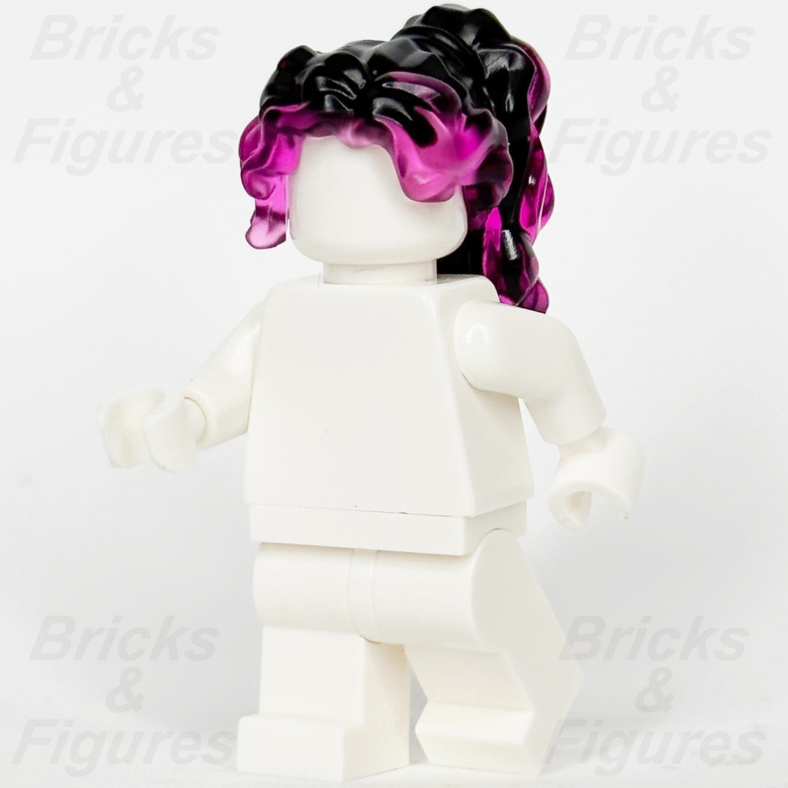 LEGO® DREAMZzz Minifigure Hair Part Female Long Wavy Black Pink Ponytail 714781