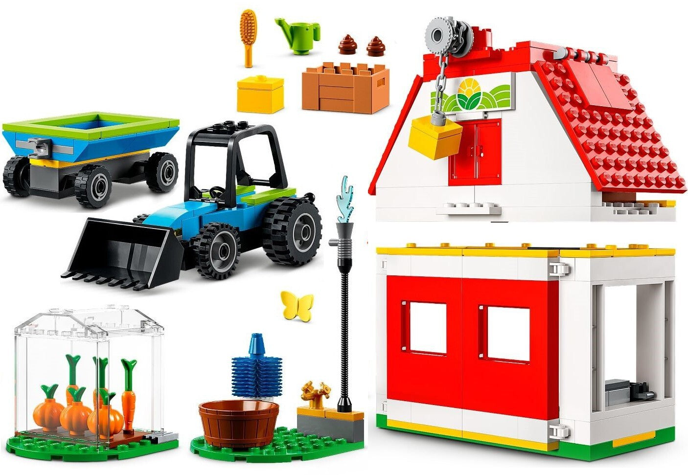 LEGO City Barn & Farm Animals Set 60346 NO MINIFIGURES, NO ANIMALS, NO BOX0
