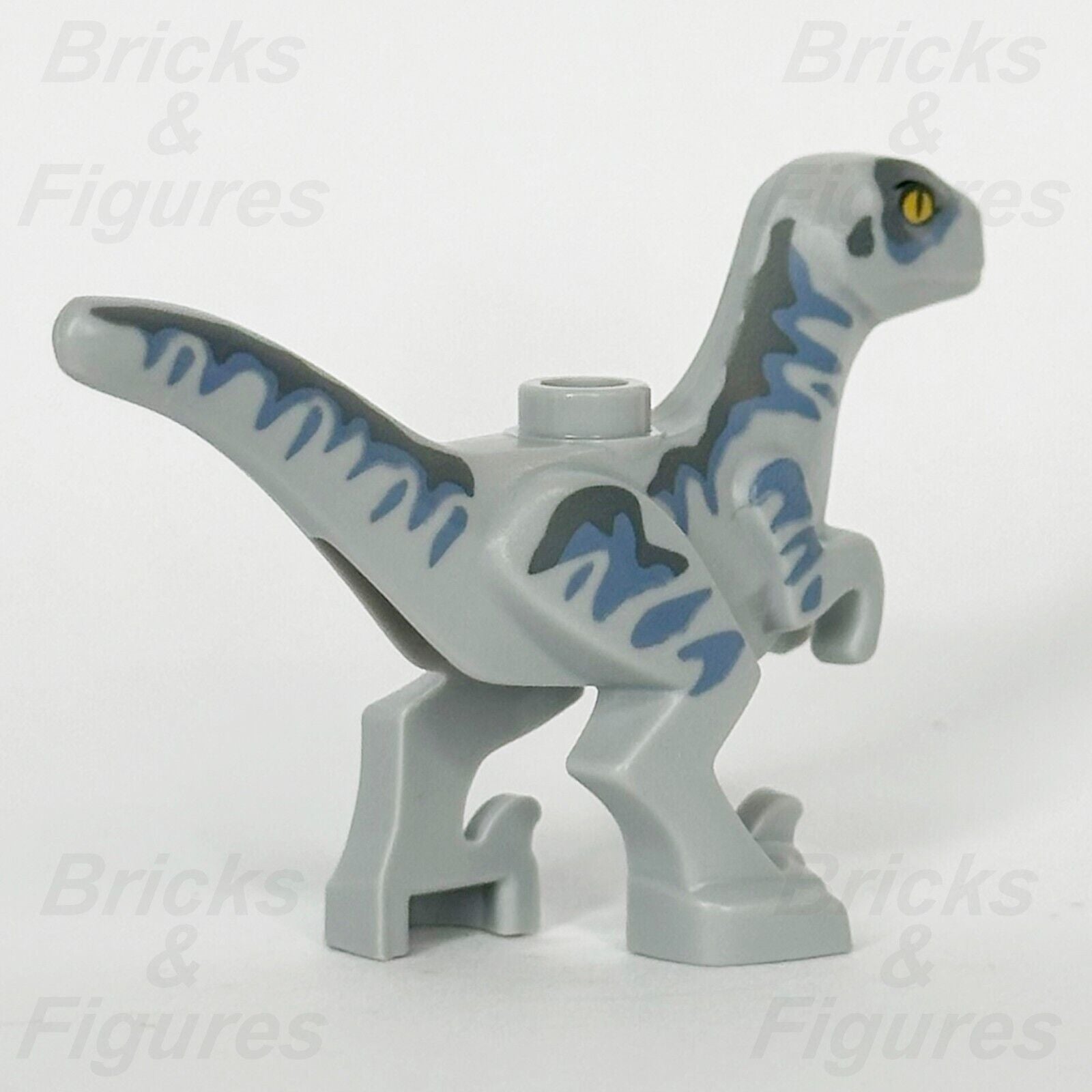 LEGO Jurassic World Baby Raptor Dinosaur Minifigure Part Grey & Blue 76963 76965 - Bricks & Figures