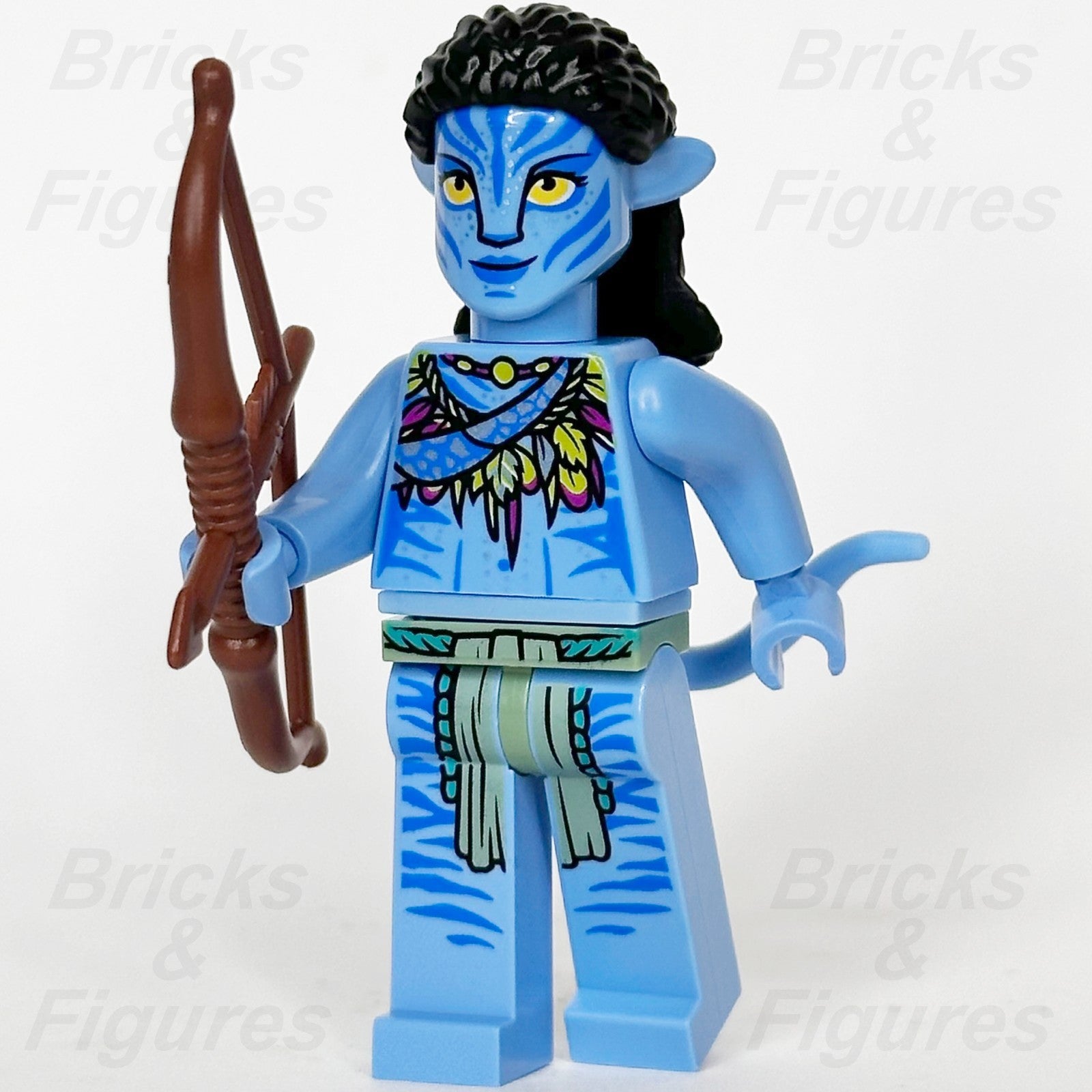 LEGO Avatar Neytiri Minifigure with Bow Na'vi Warrior 75574 avt004 Minifig0