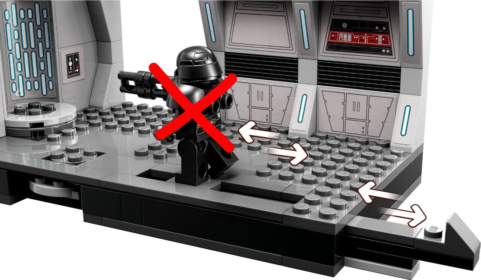 LEGO Star Wars Dark Trooper Attack Set 75324 NO MINIFIGURES, NO BOX1