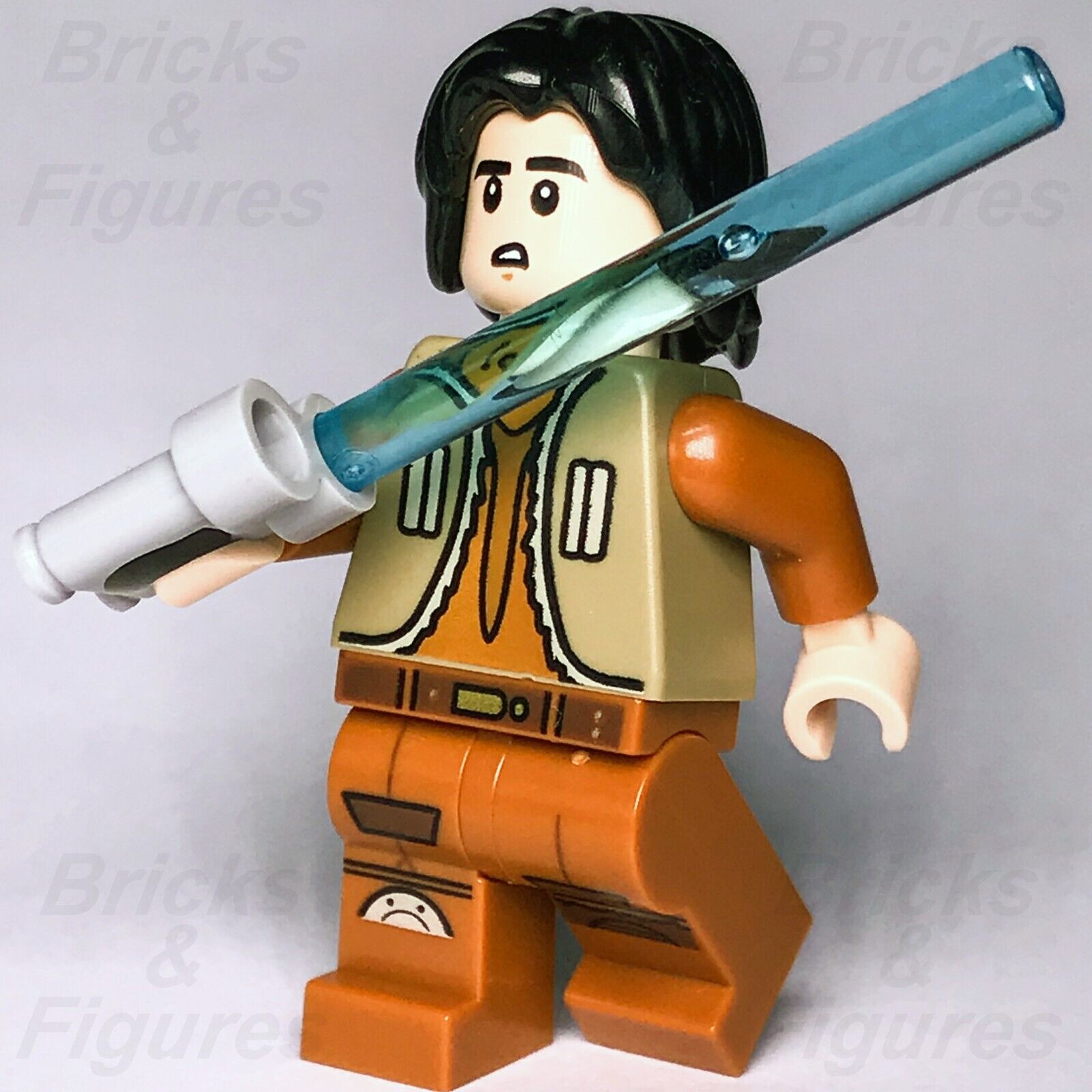 LEGO Star Wars Ezra Bridger Minifigure Rebels Padawan 75058 75090 sw0574 Rare - Bricks & Figures