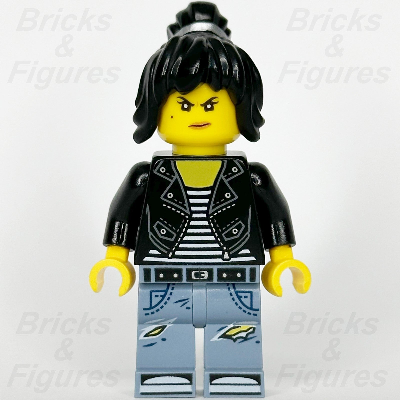 LEGO Ninjago Nya Minifigure Movie Leather Jacket High School Outfit 70607 Used1