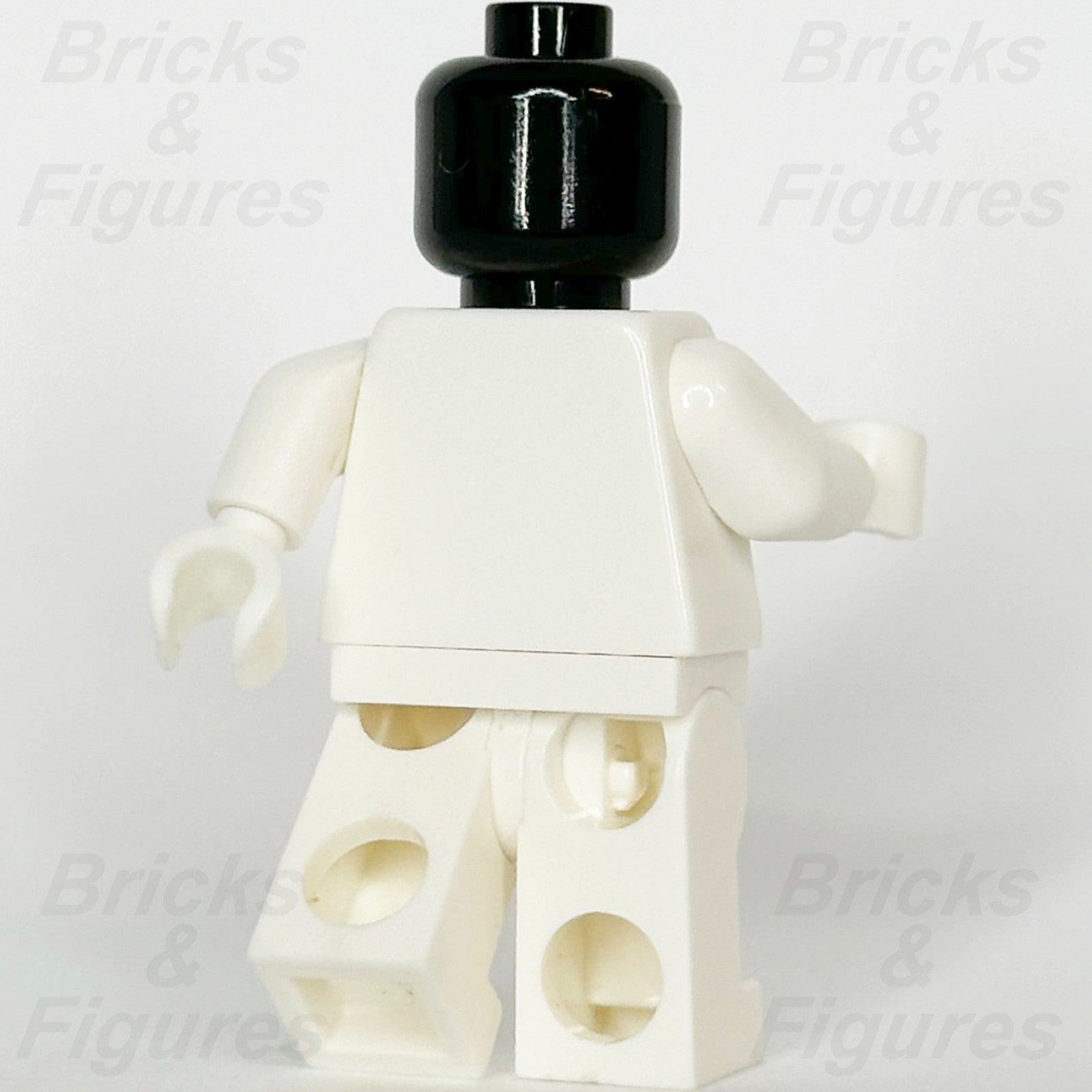 LEGO Harry Potter Black Minifigure Head Skull Part Evil with White Print 47662