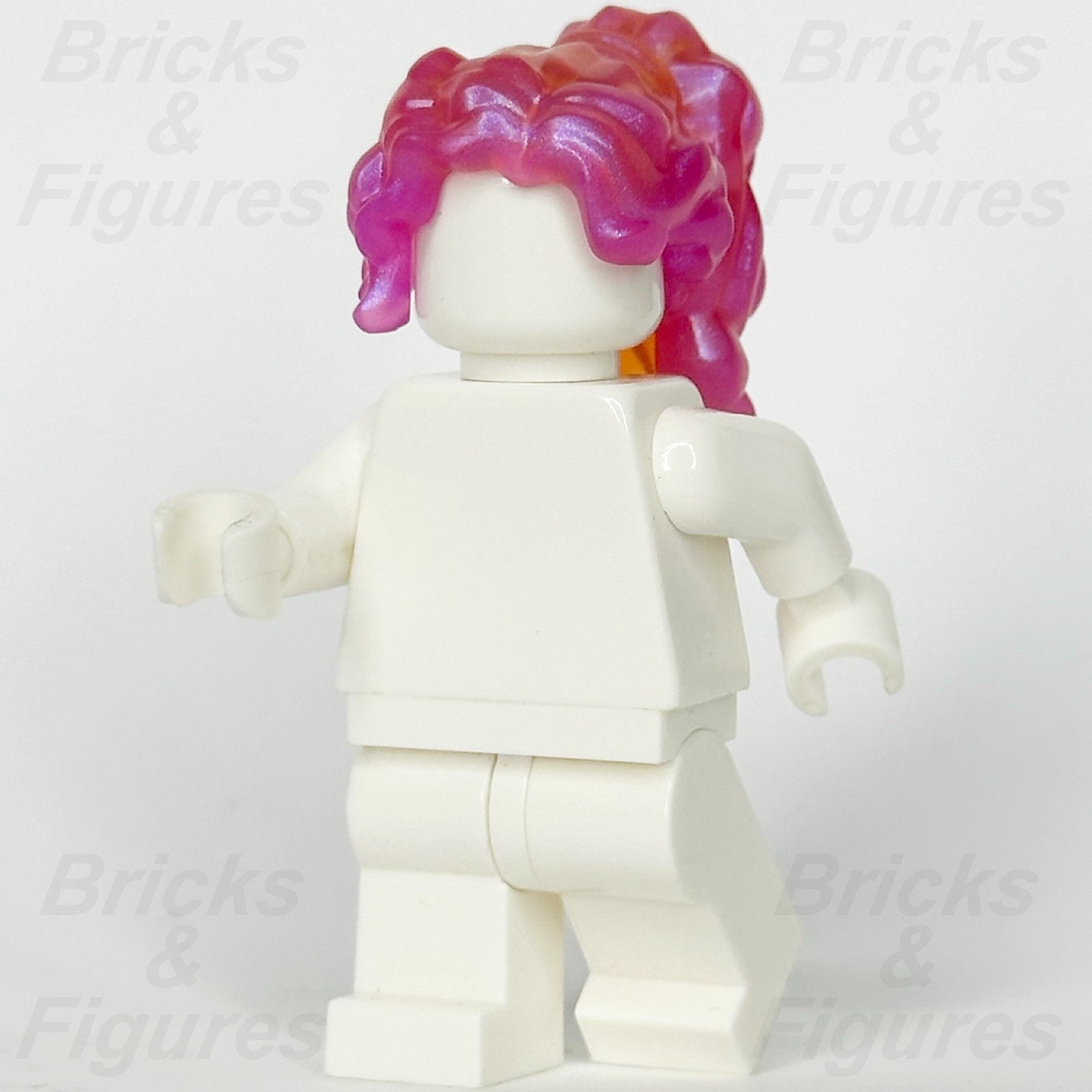 LEGO® Friends Minifigure Hair Part Female Long Wavy Pink Yellow Ponytail 426491