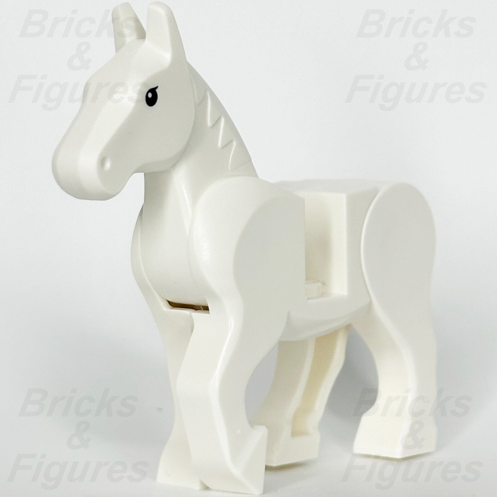LEGO White Horse Minifigure Animal Part Movable Legs 76266 Minifig 10352c01pb090