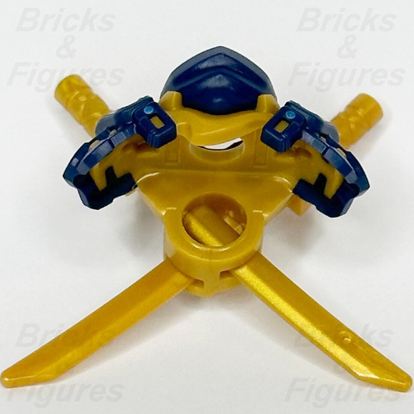 LEGO Ninjago Minifigure Shoulder Armour Part Dark Blue Scabbard Katana Swords