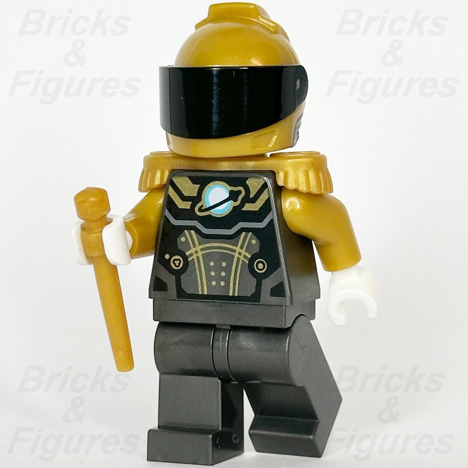 LEGO City Astronaut Minifigure Space Exploration Gold & Grey Suit 60434 cty1755 - Bricks & Figures