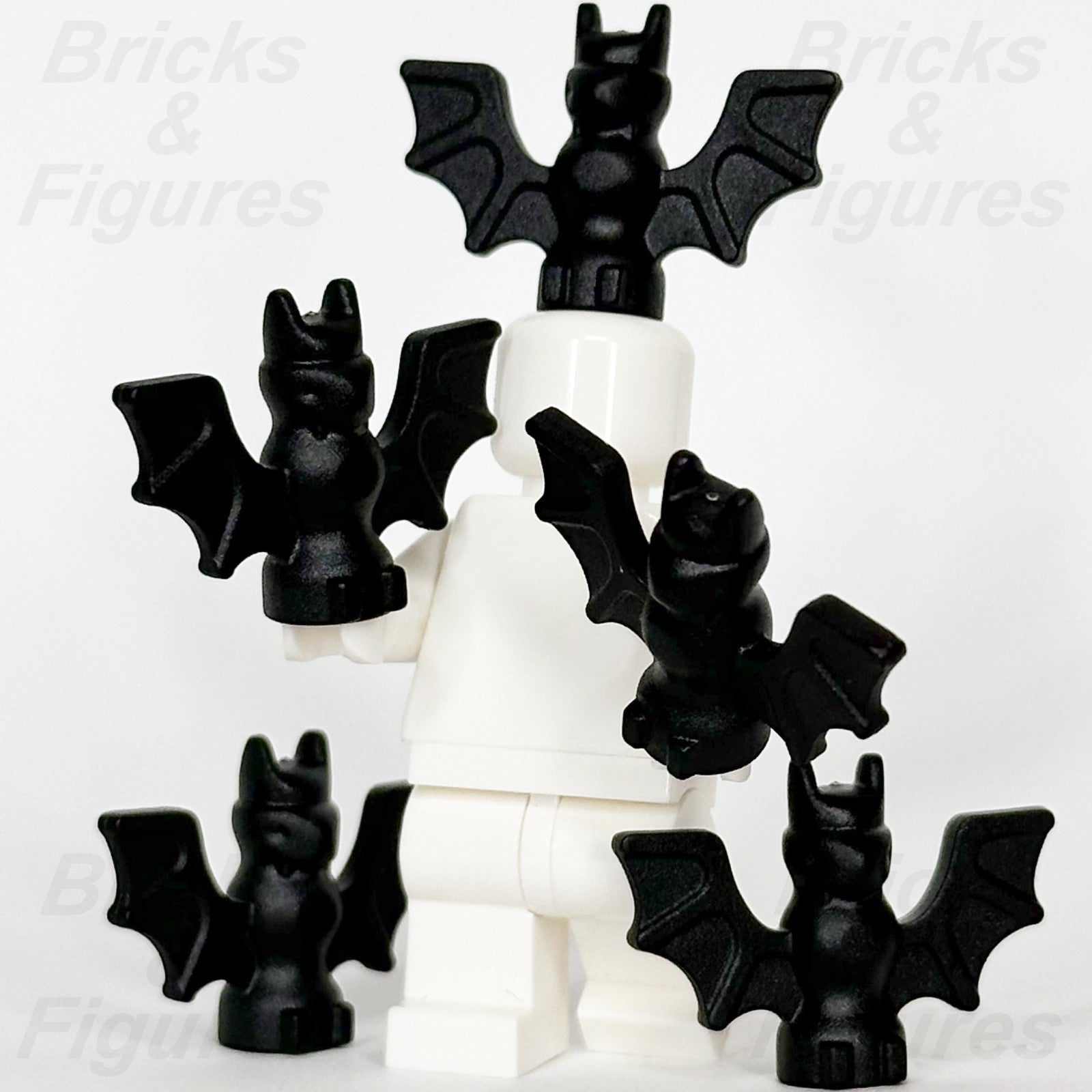 LEGO Black Bat Animal Part Air Halloween Spooky Flying Bats Parts 30103 x 51