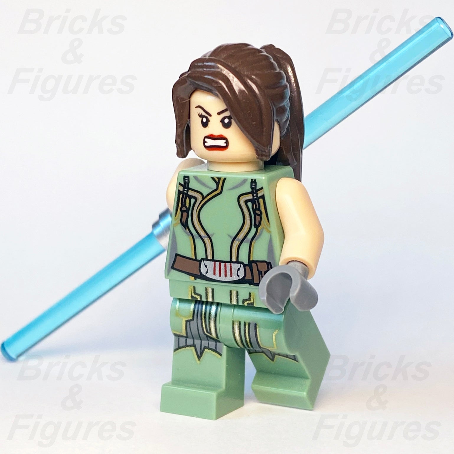 LEGO Star Wars Satele Shan Minifigure Jedi Grand Master Old Republic 9497 sw0389 - Bricks & Figures