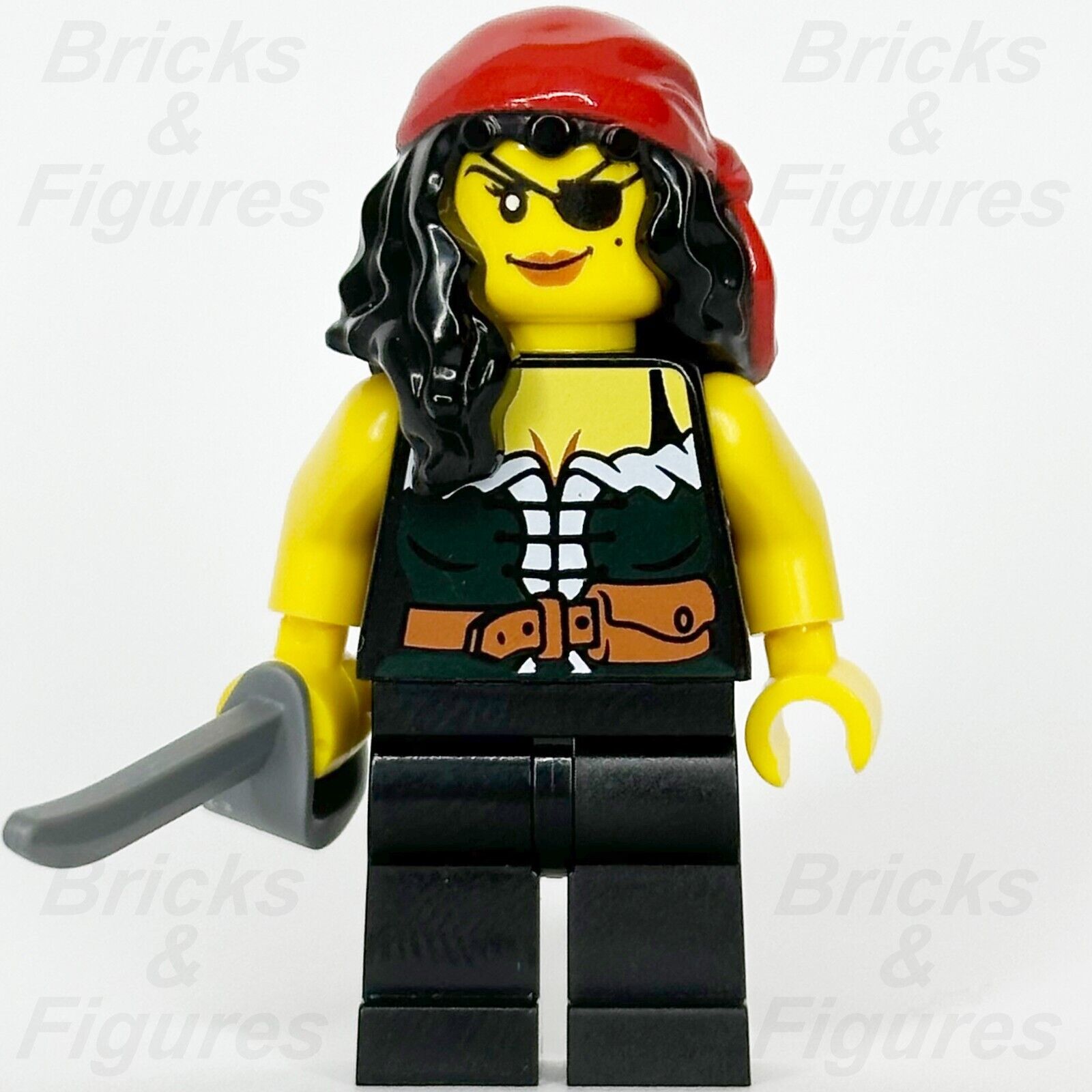 LEGO Pirates Pirate Queen Minifigure Chess III Games 40158 pi172 Minifig - Bricks & Figures