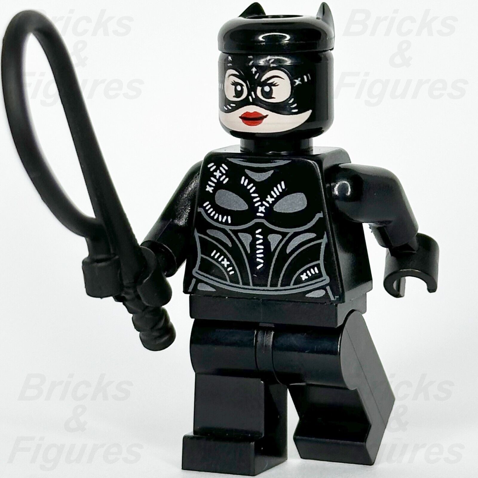 LEGO DC Super Heroes Catwoman Minifigure Stitched Suit Mask Batman 76252 sh885