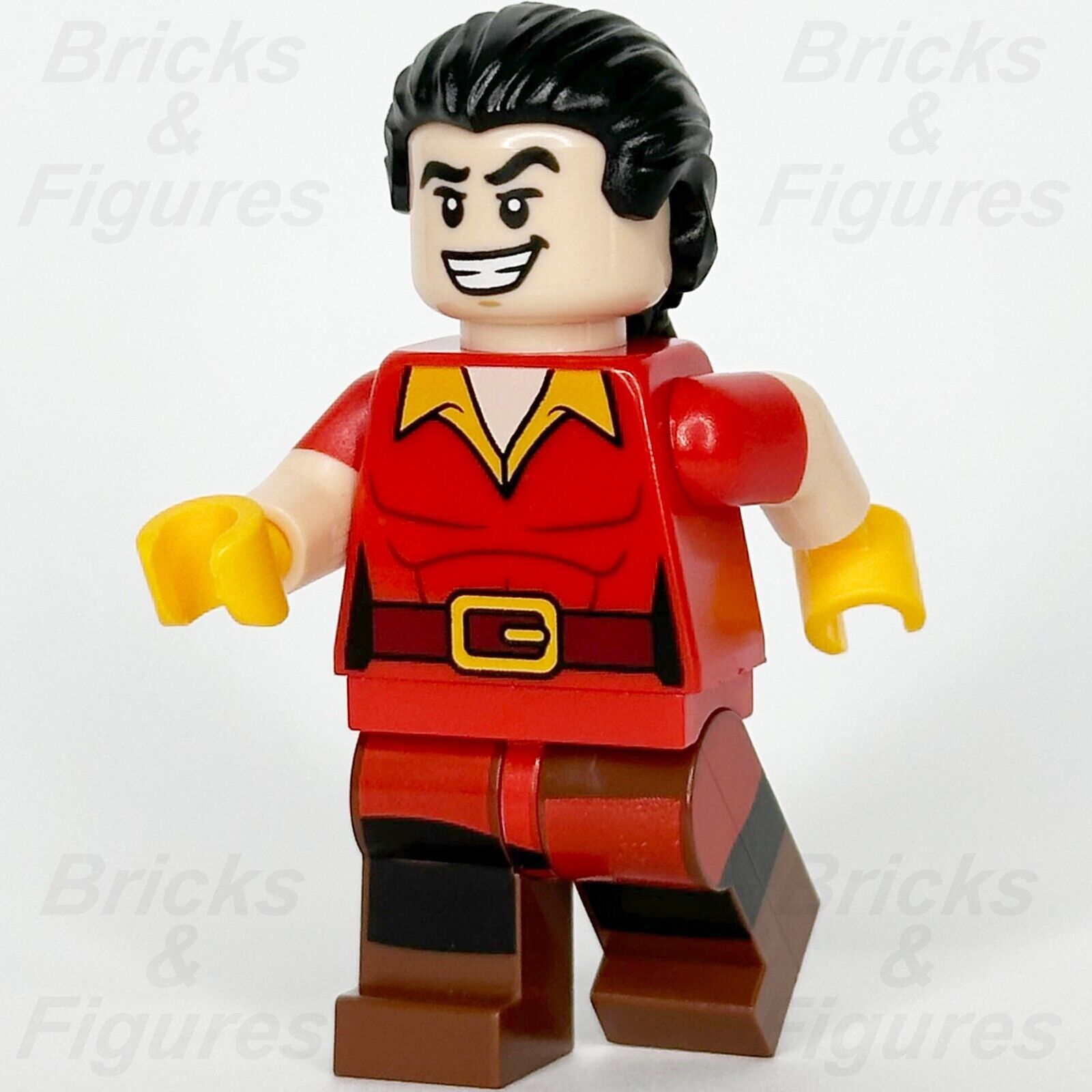 LEGO Disney Gaston Minifigure Disney 100 Beauty & The Beast Villain 43227 dis129