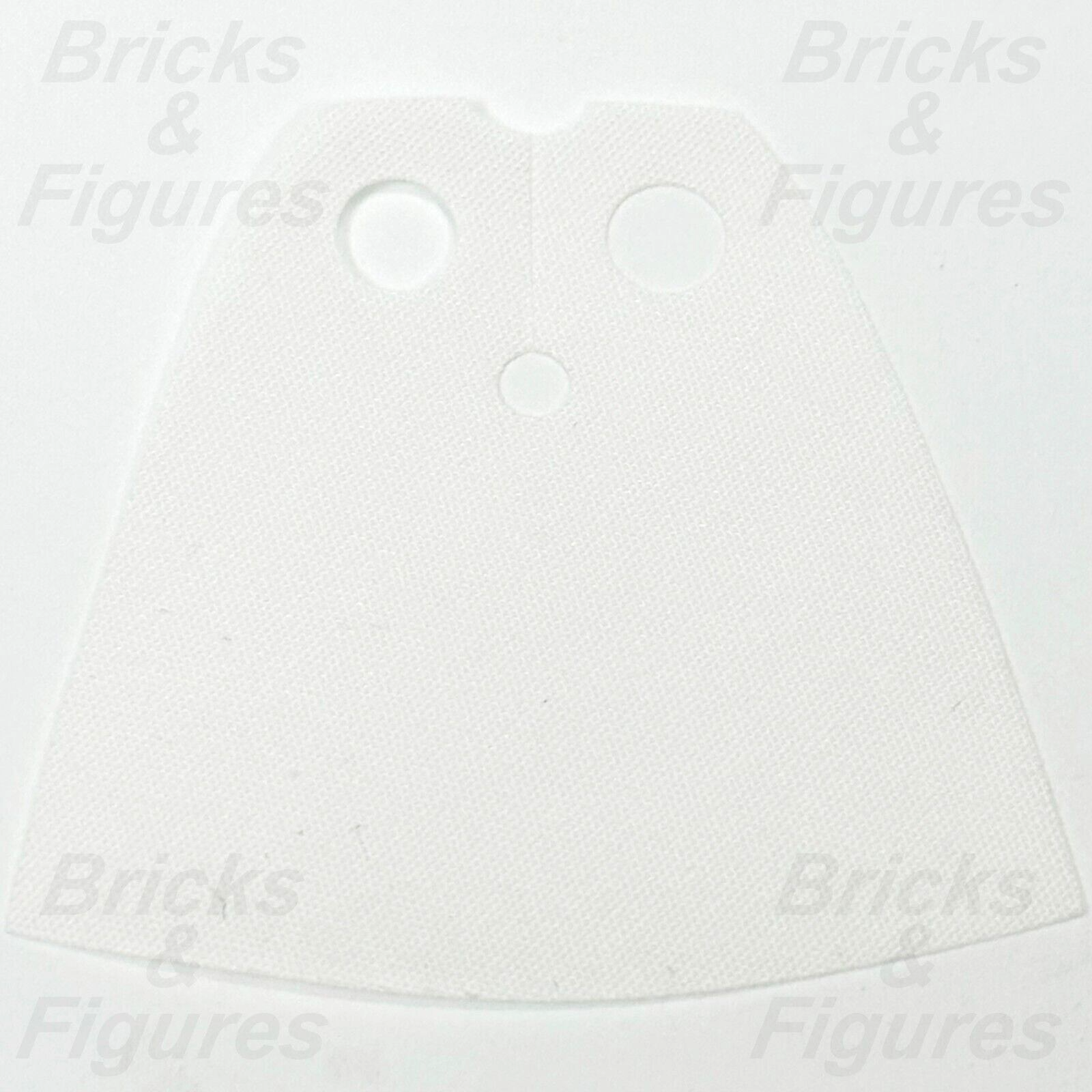 LEGO White Minifigure Cape Cloth Starched Body Wear 3.9cm Part 522c 20458 - Bricks & Figures