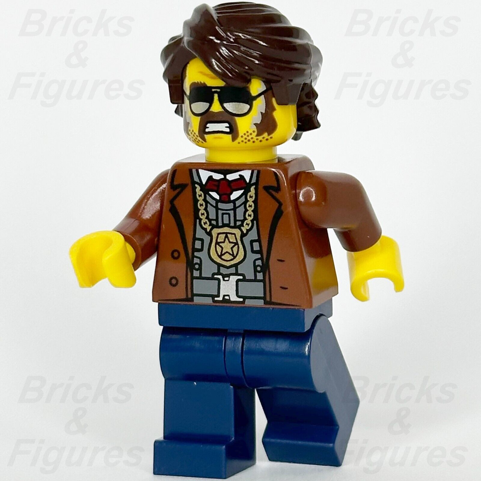 LEGO Ninjago Hounddog McBrag Minifigure Dragons Rising Police Marshal 71799 - Bricks & Figures