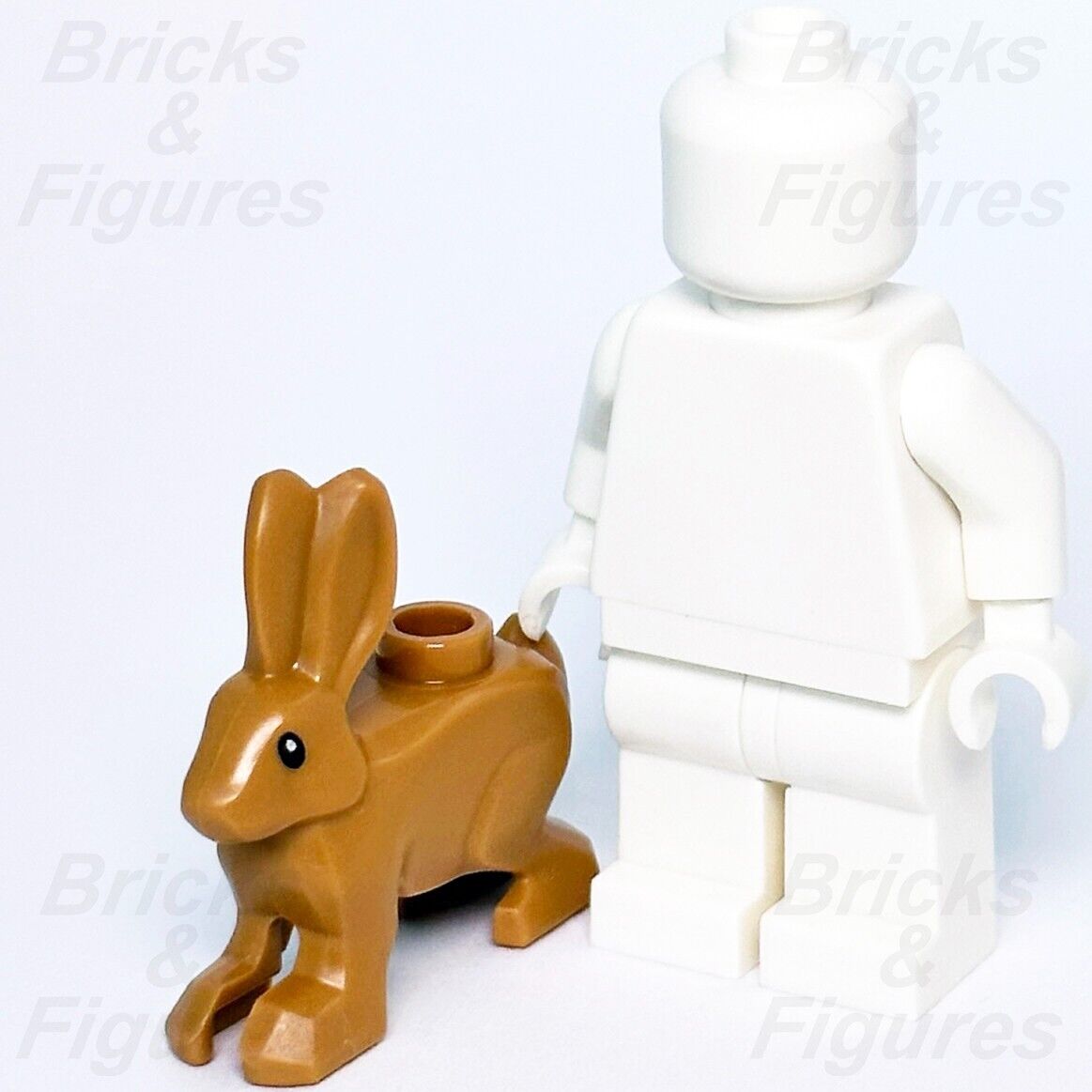 LEGO Hare Rabbit Medium Nougat Minifigure Animal Town City Part 60387 60374 New - Bricks & Figures