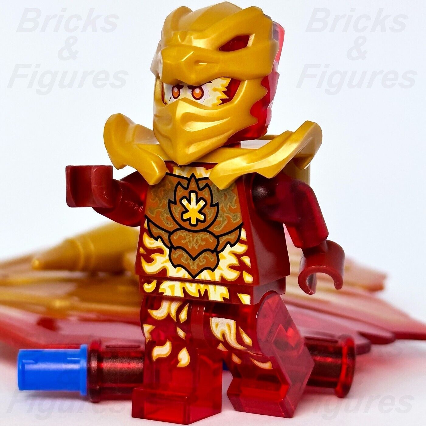 LEGO Kai Golden Dragon Ninjago Crystalized Minifigure Fire Ninja 71769 njo757 - Bricks & Figures