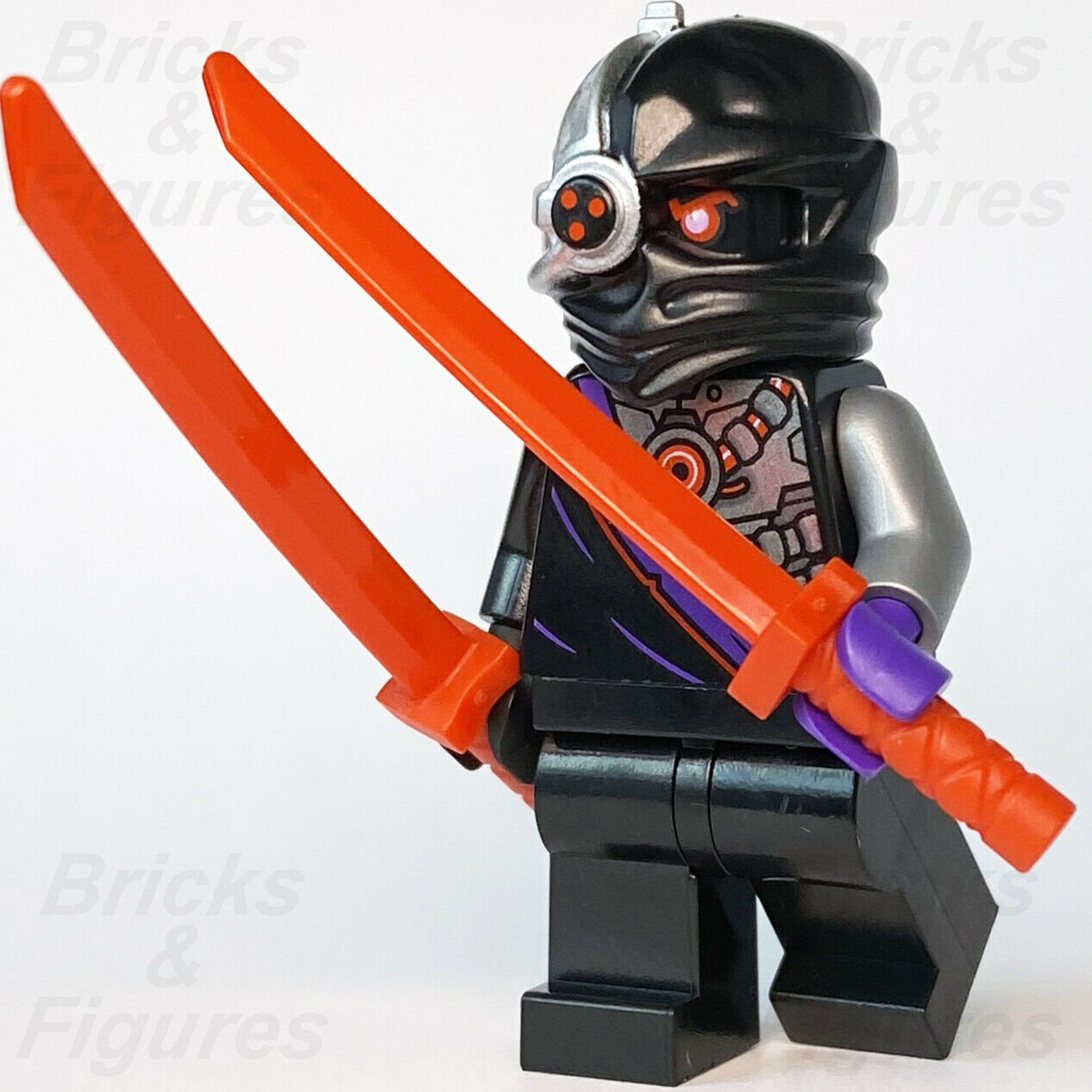 New Ninjago LEGO Nindroid Warrior Evil Robot Ninja Legacy Minifigure 40374 - Bricks & Figures