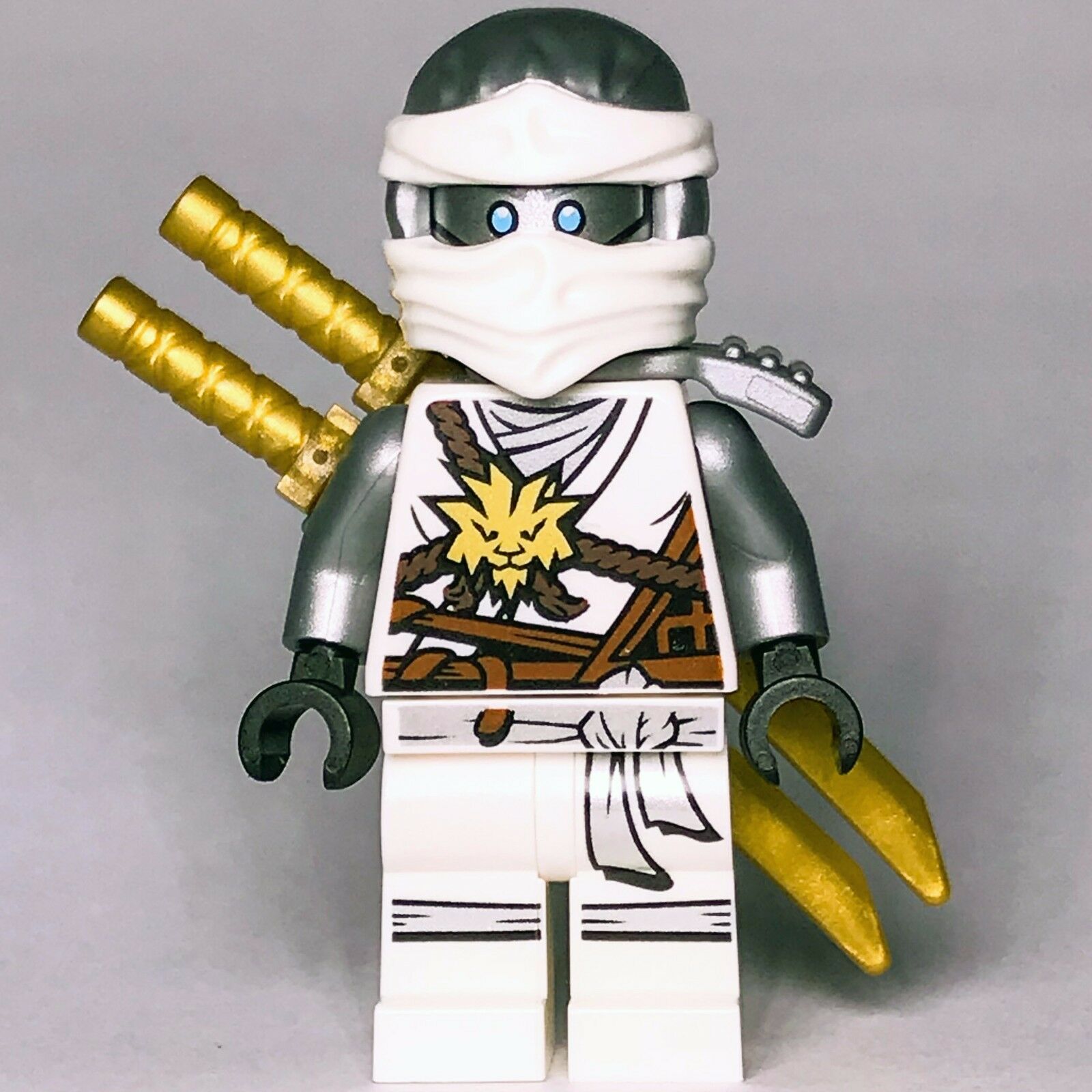 New Ninjago LEGO Ninja Zane Master of Ice Day of the Departed Minifigure 70595 - Bricks & Figures
