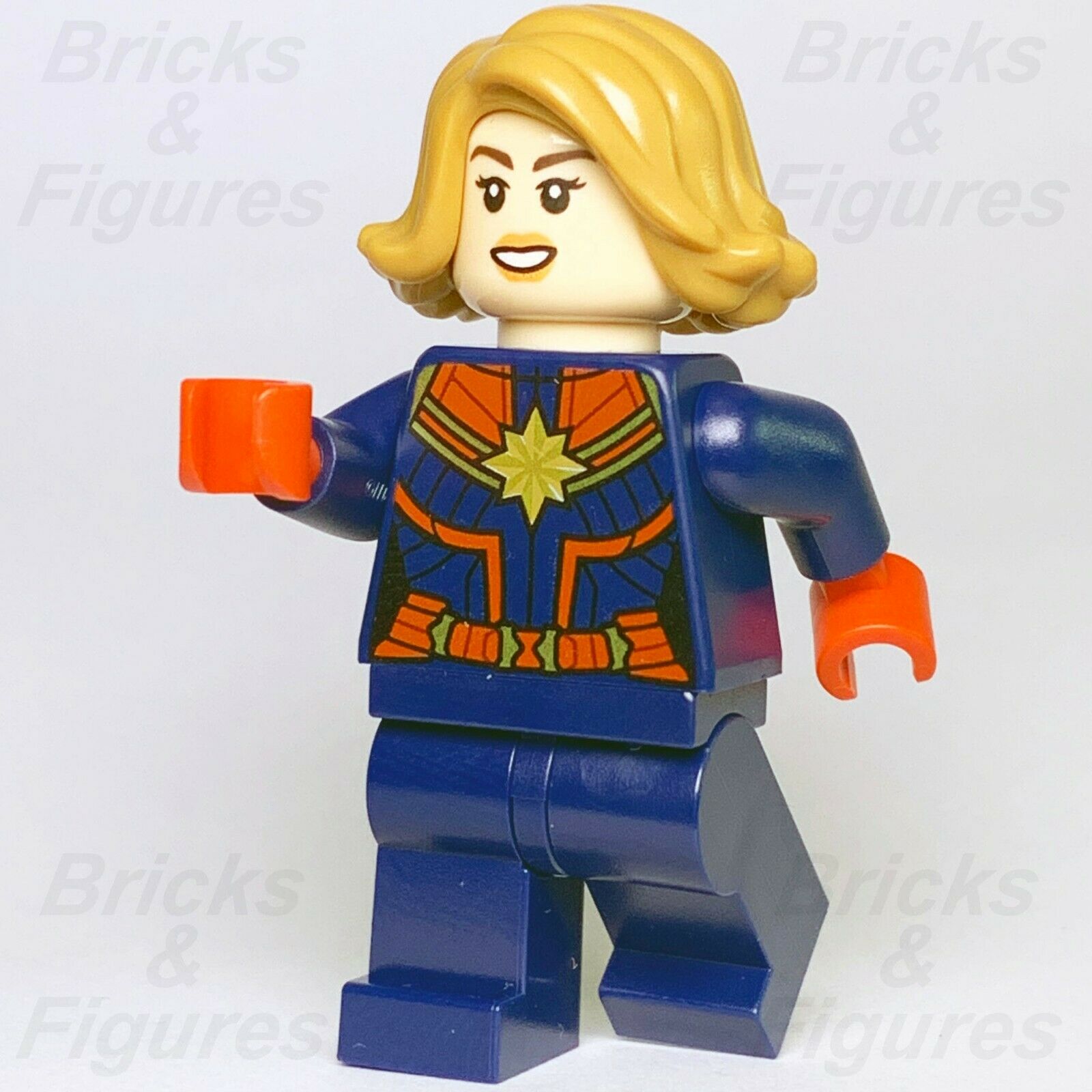 New Super Heroes LEGO Captain Marvel Minifigure Avengers Endgame 76131 76127 Bricks Figures