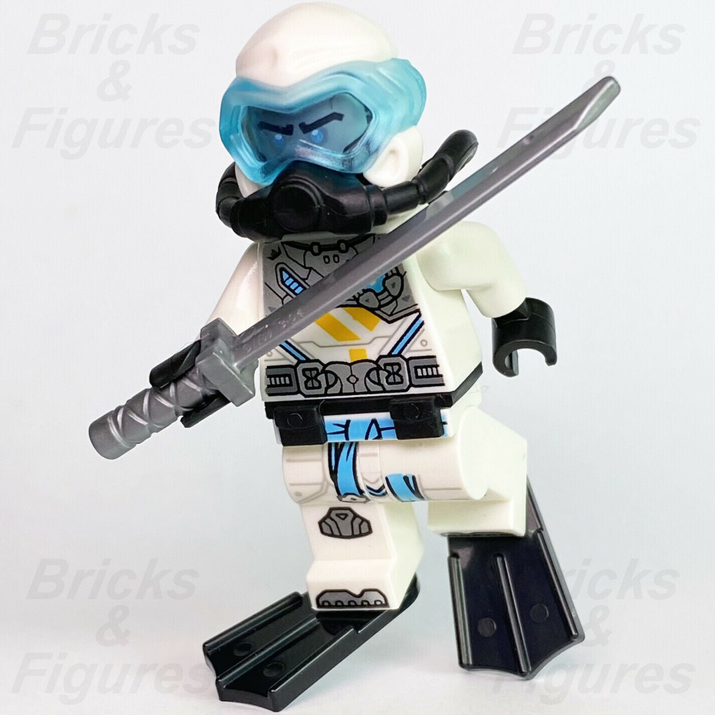 Ninjago LEGO Zane with Scuba Gear Seabound Ninja Minifigure 71756 71754 njo699