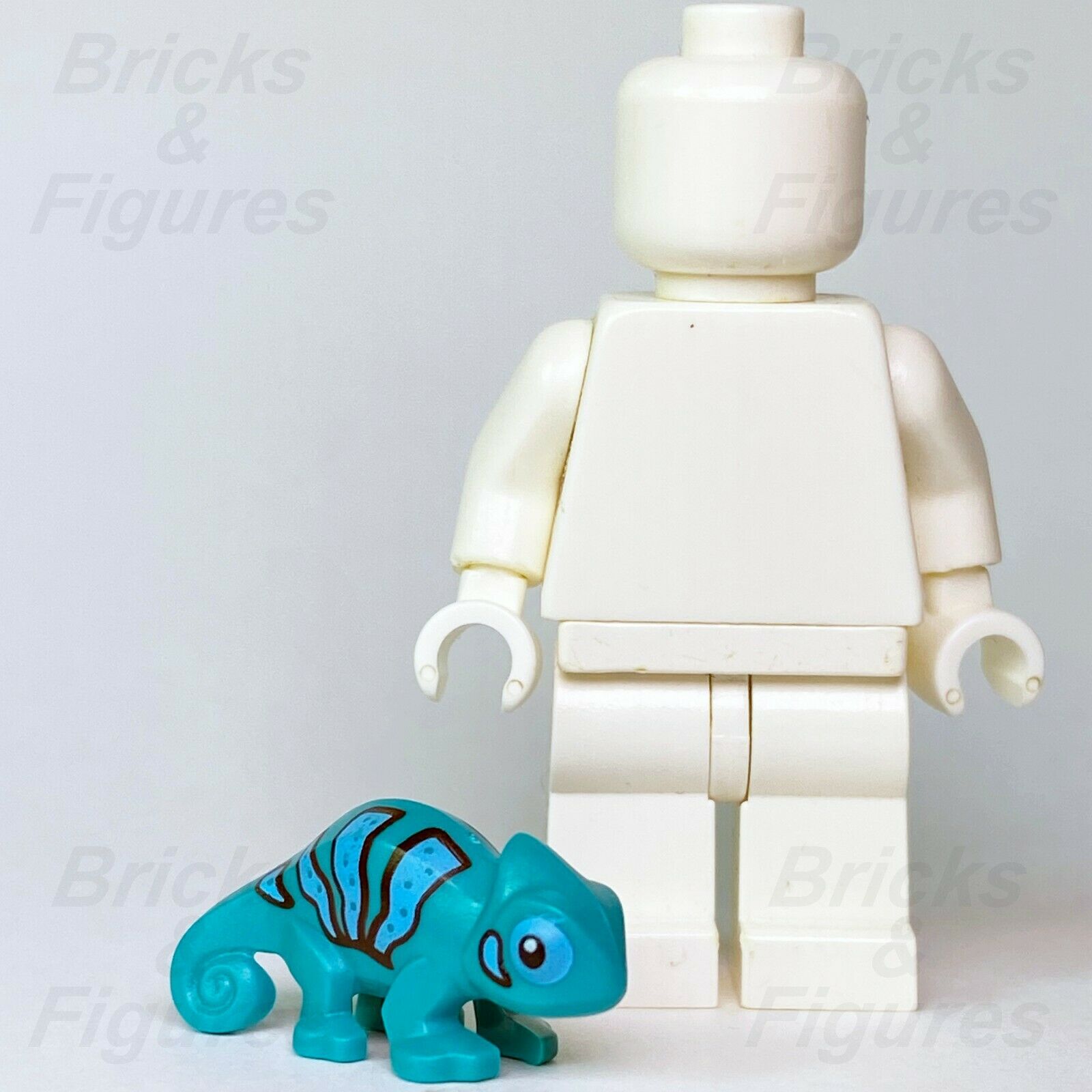 Town City Modular Buildings LEGO Chameleon Aqua with Blue Stripes Animal 10270 - Bricks & Figures