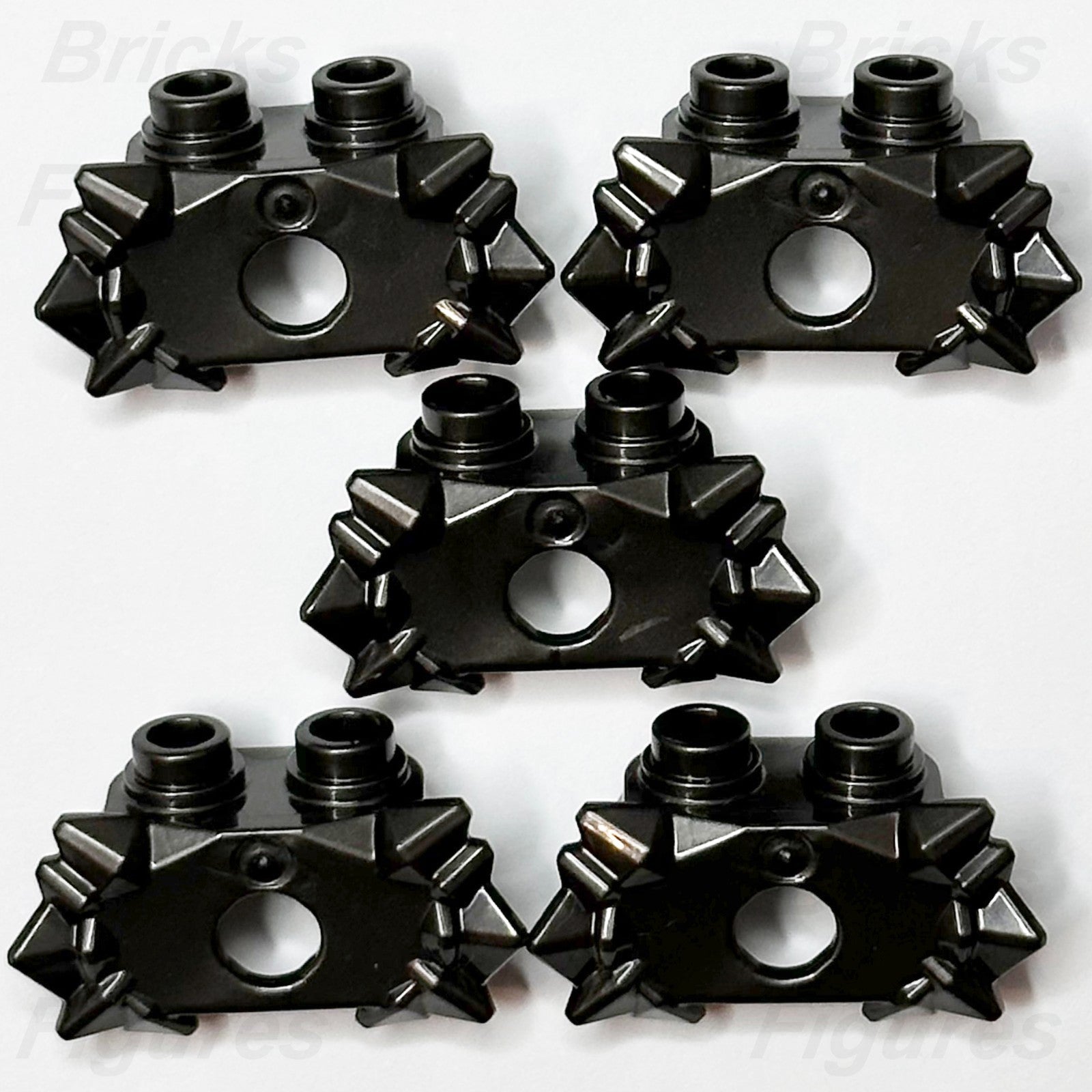 LEGO Ninjago Shoulder Armour Minifigure Part Pearl Dark Grey Crystal Shards x 51