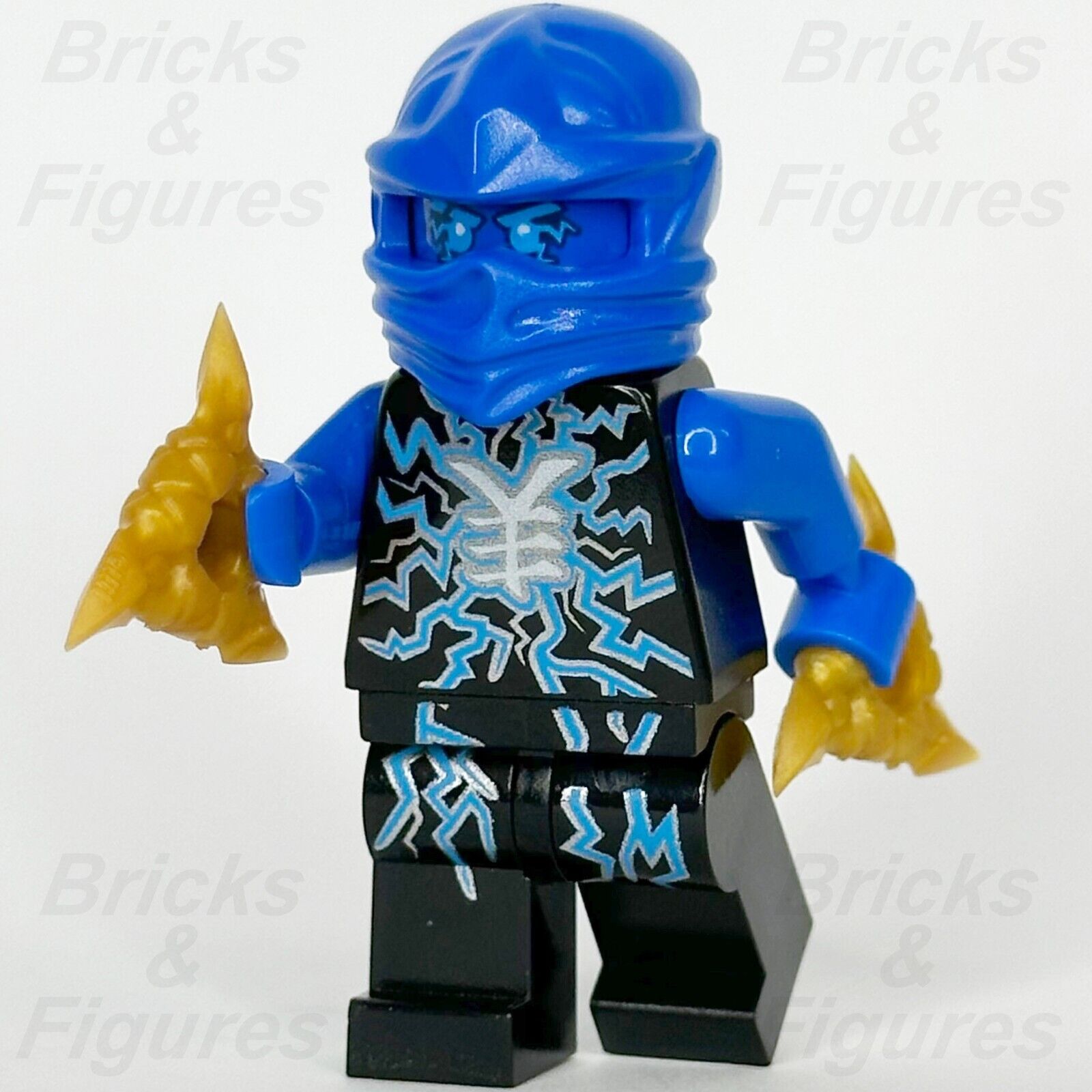 LEGO Ninjago Jay Minifigure Possession Airjitzu Ninja Minifig 70740 njo160 - Bricks & Figures