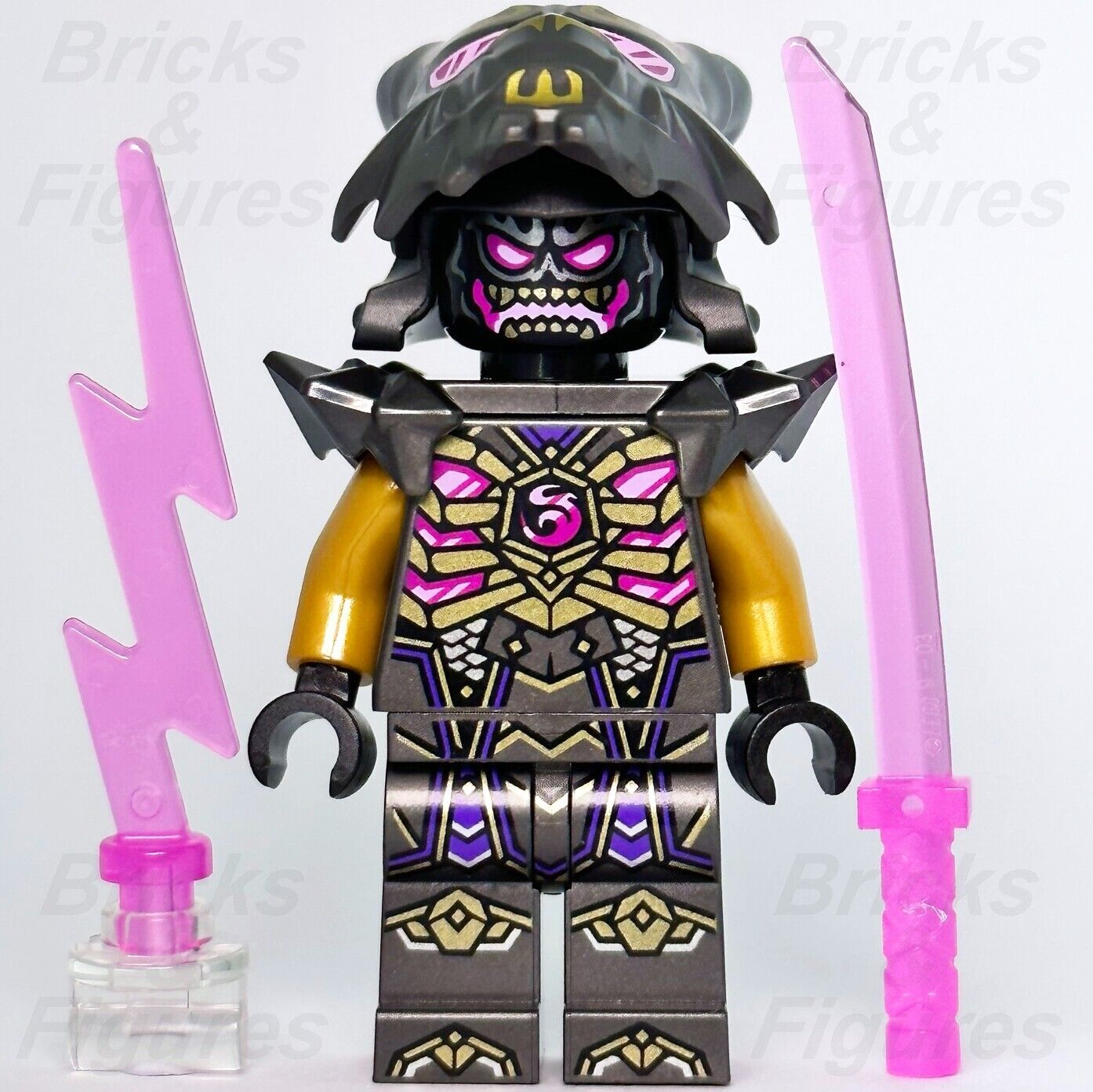 LEGO Ninjago Crystal King Overlord Minifigure Crystalized Armour 892294 njo769 - Bricks & Figures