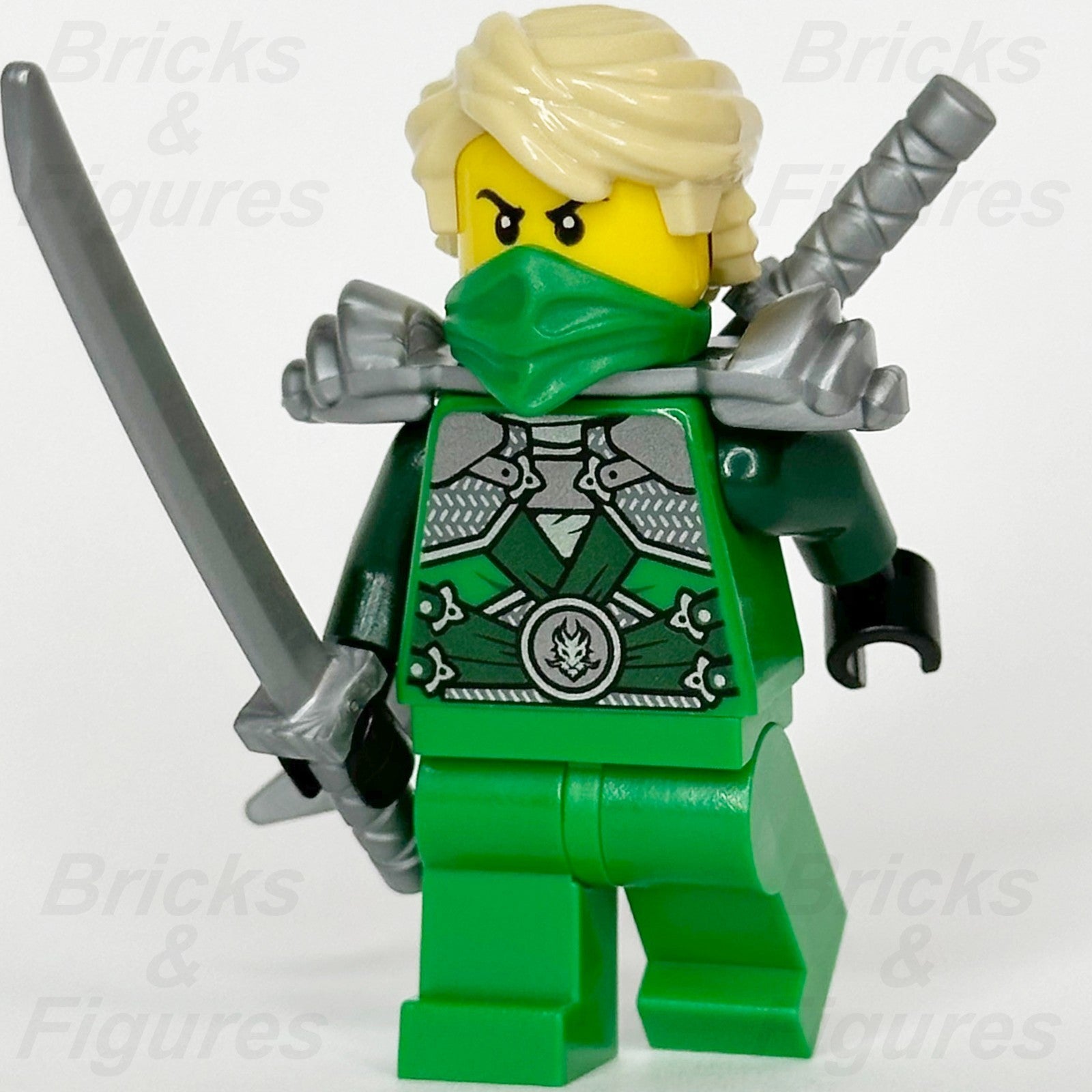 LEGO Ninjago Lloyd Minifigure Rebooted Stone Warrior Armour Ninja 70728 njo01040