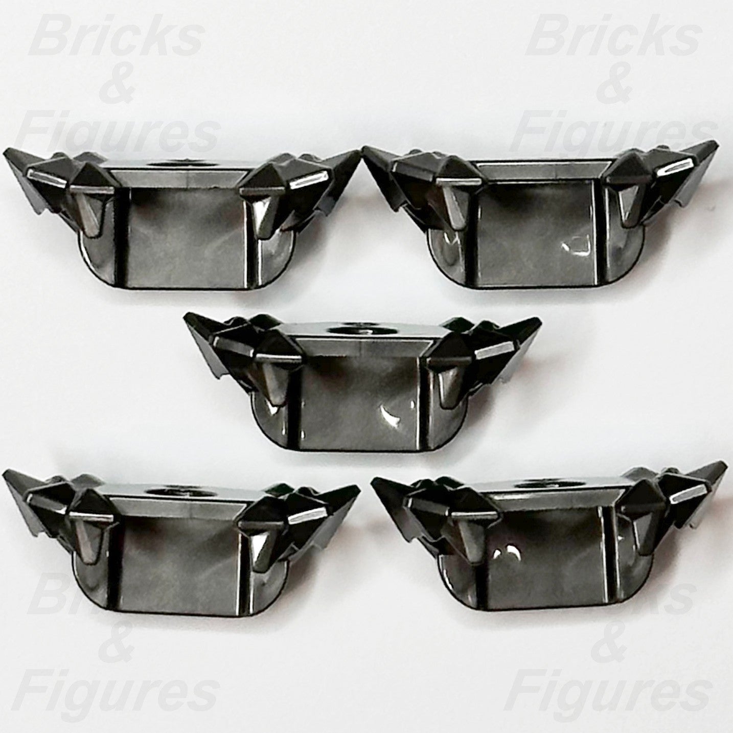 LEGO Ninjago Shoulder Armour Minifigure Part Pearl Dark Grey Crystal Shards x 50