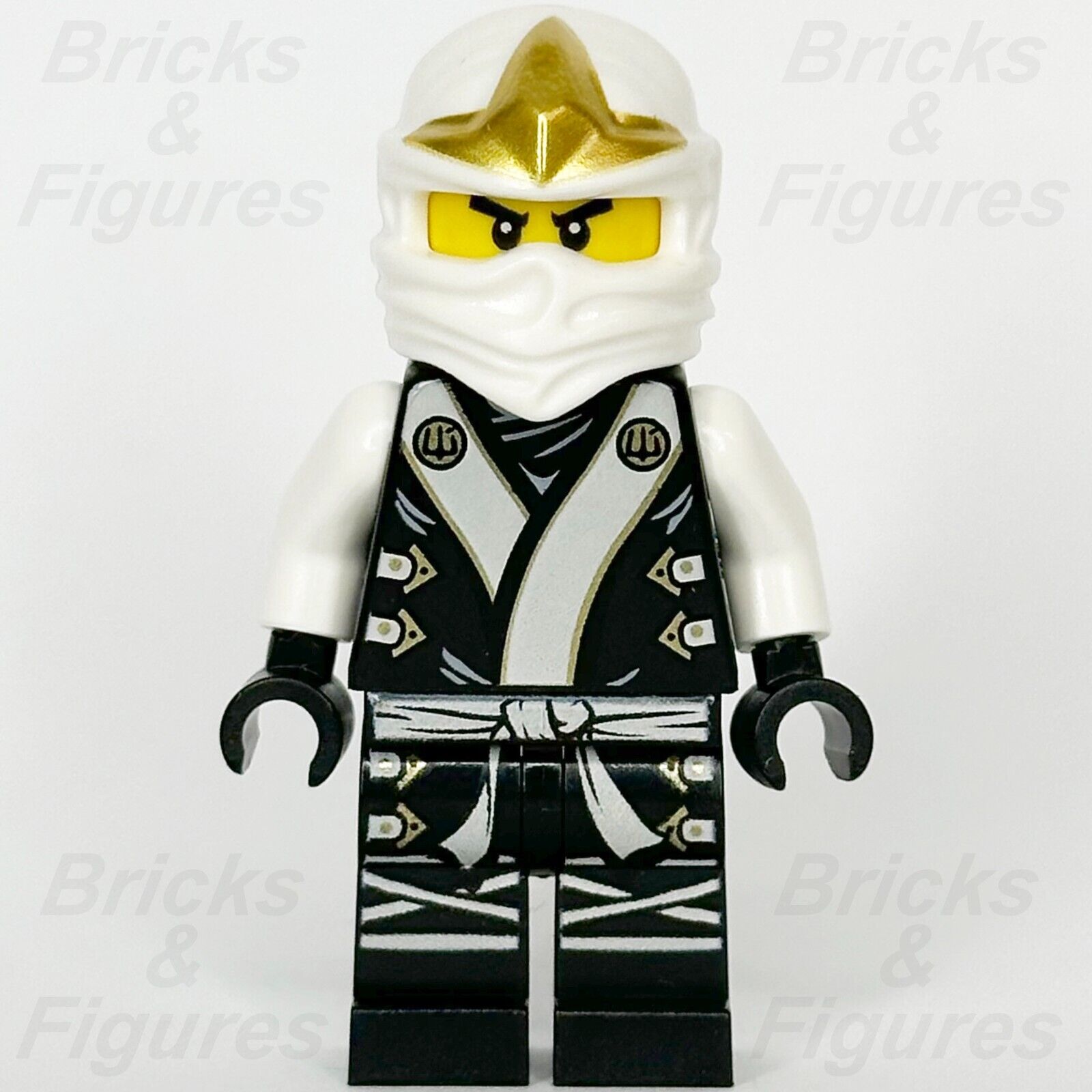 LEGO Ninjago Zane Minifigure The Final Battle Ice Ninja Nindroid 70504 njo076 - Bricks & Figures
