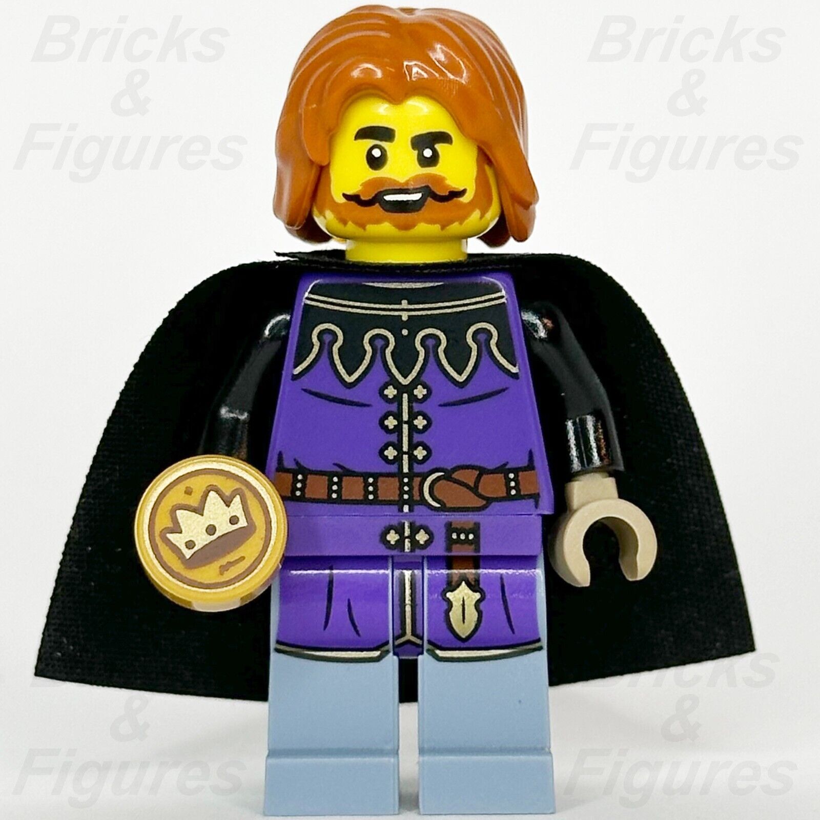 LEGO Castle Queen's Tax Collector Minifigure Purple Surcoat Lord 10332 cas588