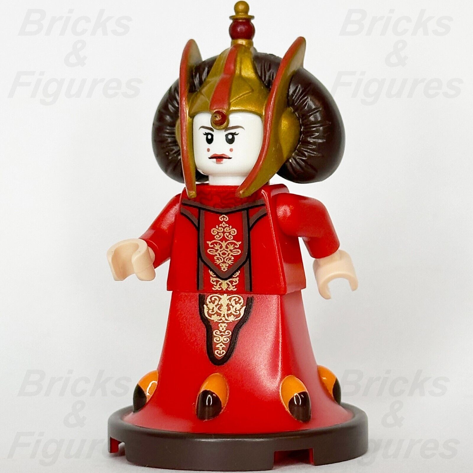 LEGO Star Wars Queen Amidala Minifigure The Phantom Menace Padme 9499 sw0387 - Bricks & Figures