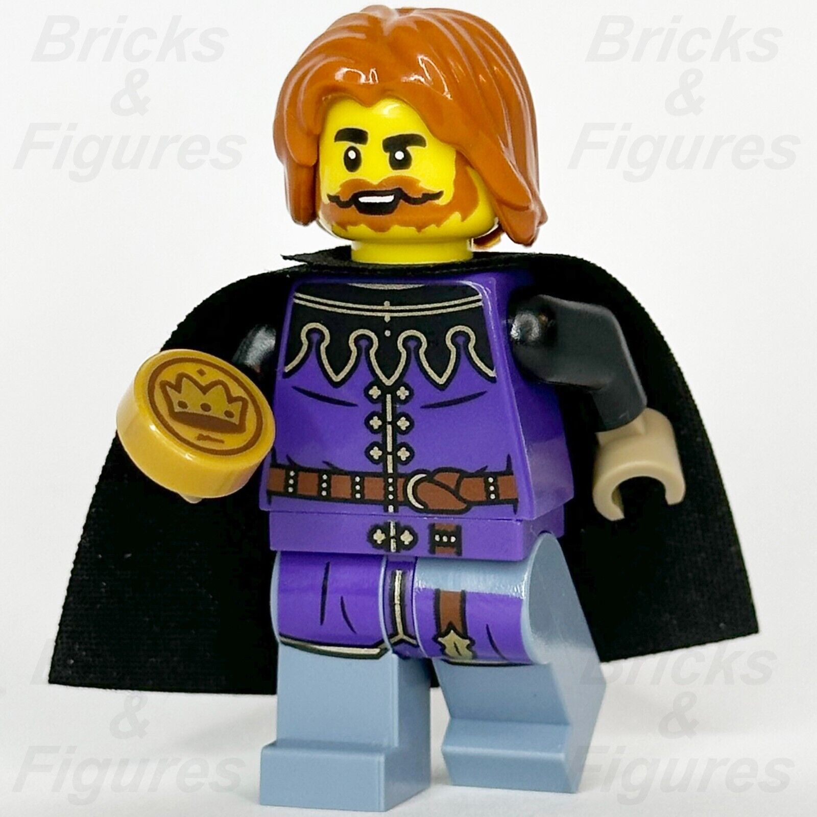 LEGO Castle Queen's Tax Collector Minifigure Purple Surcoat Lord 10332 cas588