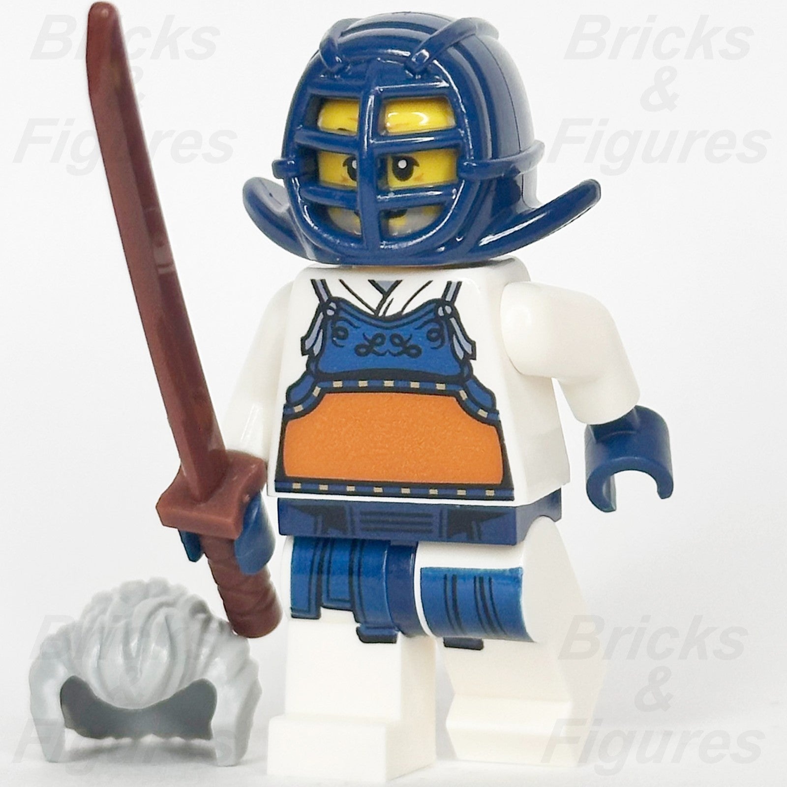 LEGO City Kendo Instructor Minifigure White Robe Bogu Armor Town 60292 cty12410