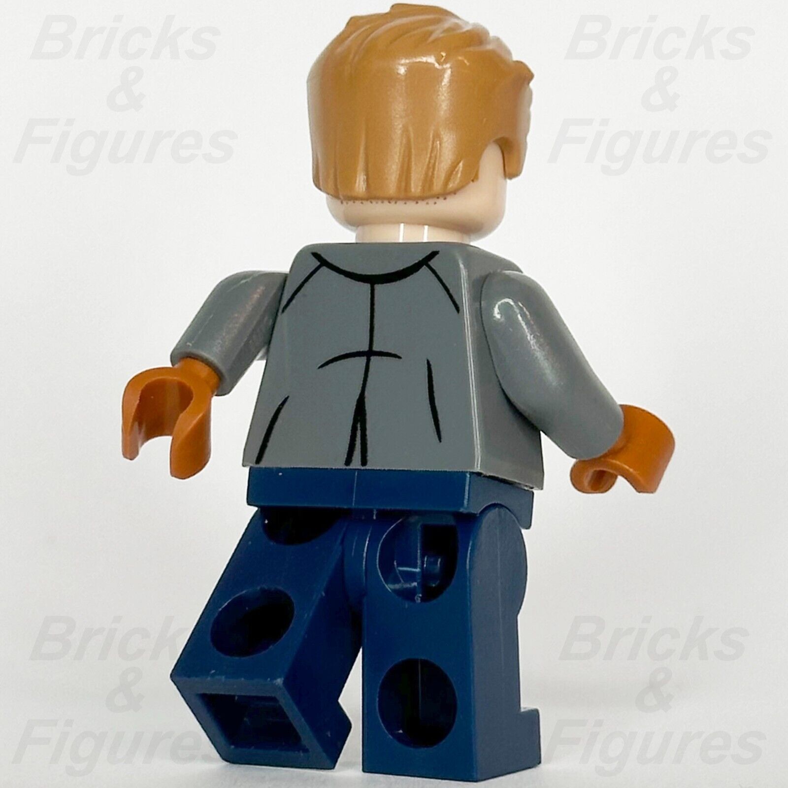 LEGO Jurassic World Owen Grady Minifigure Dominion Grey Jacket 76944 jw100 - Bricks & Figures