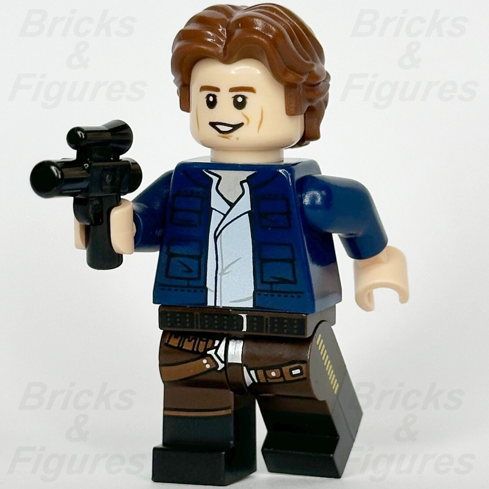 LEGO Star Wars Han Solo Minifigure Printed Dual Moulded Legs Pilot 75222  sw0976