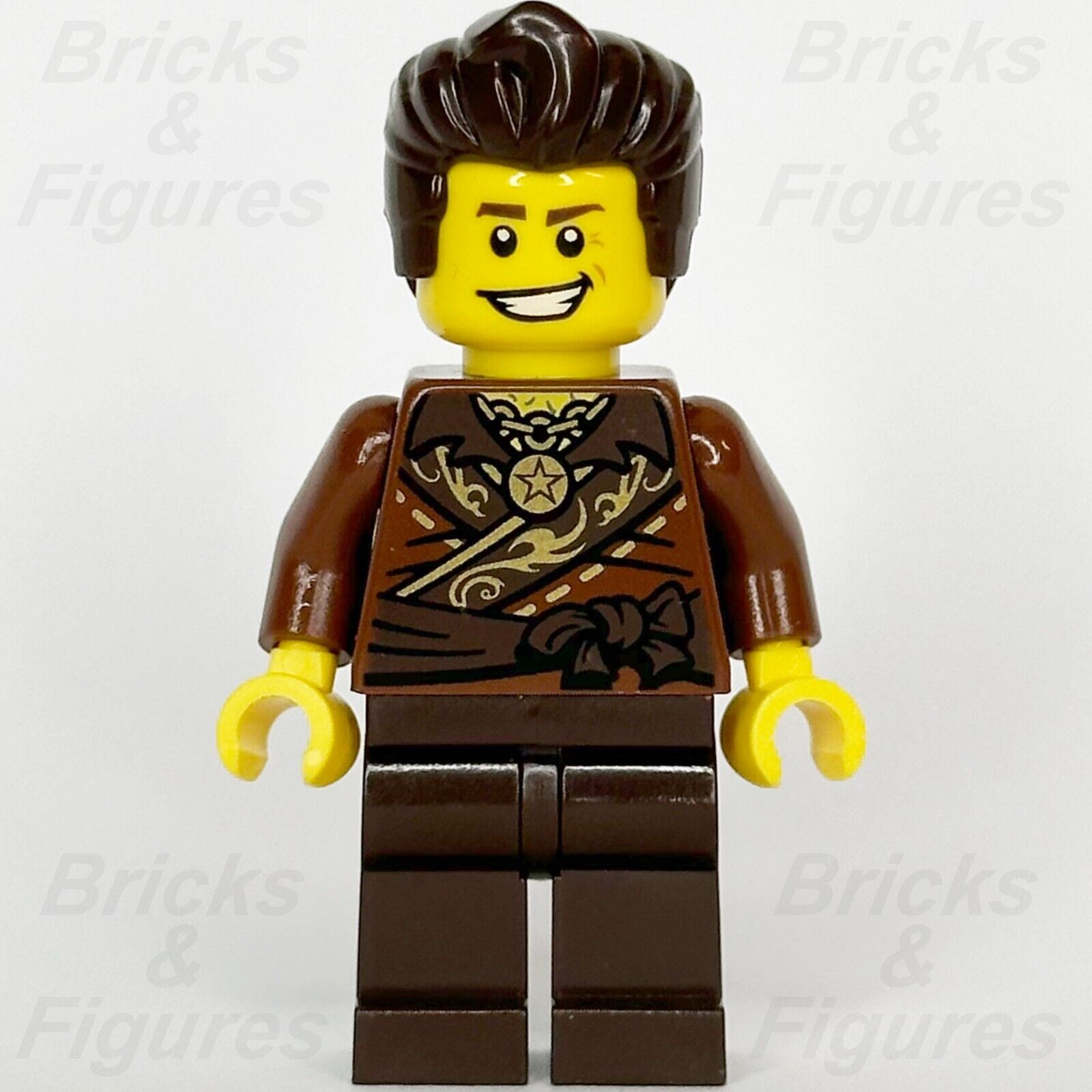 LEGO Ninjago Dareth Minifigure The Brown Ninja Minifig 70751 njo170 - Bricks & Figures