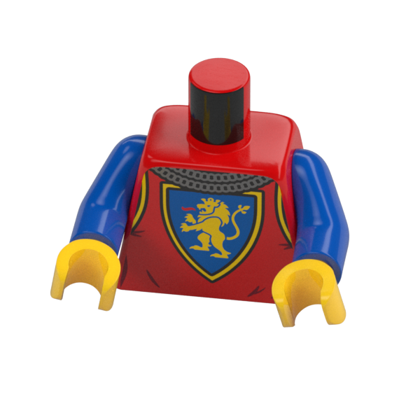 LEGO Minifigure Torso Part 6406251 76382 Castle Lion Knight Body 10305 103320