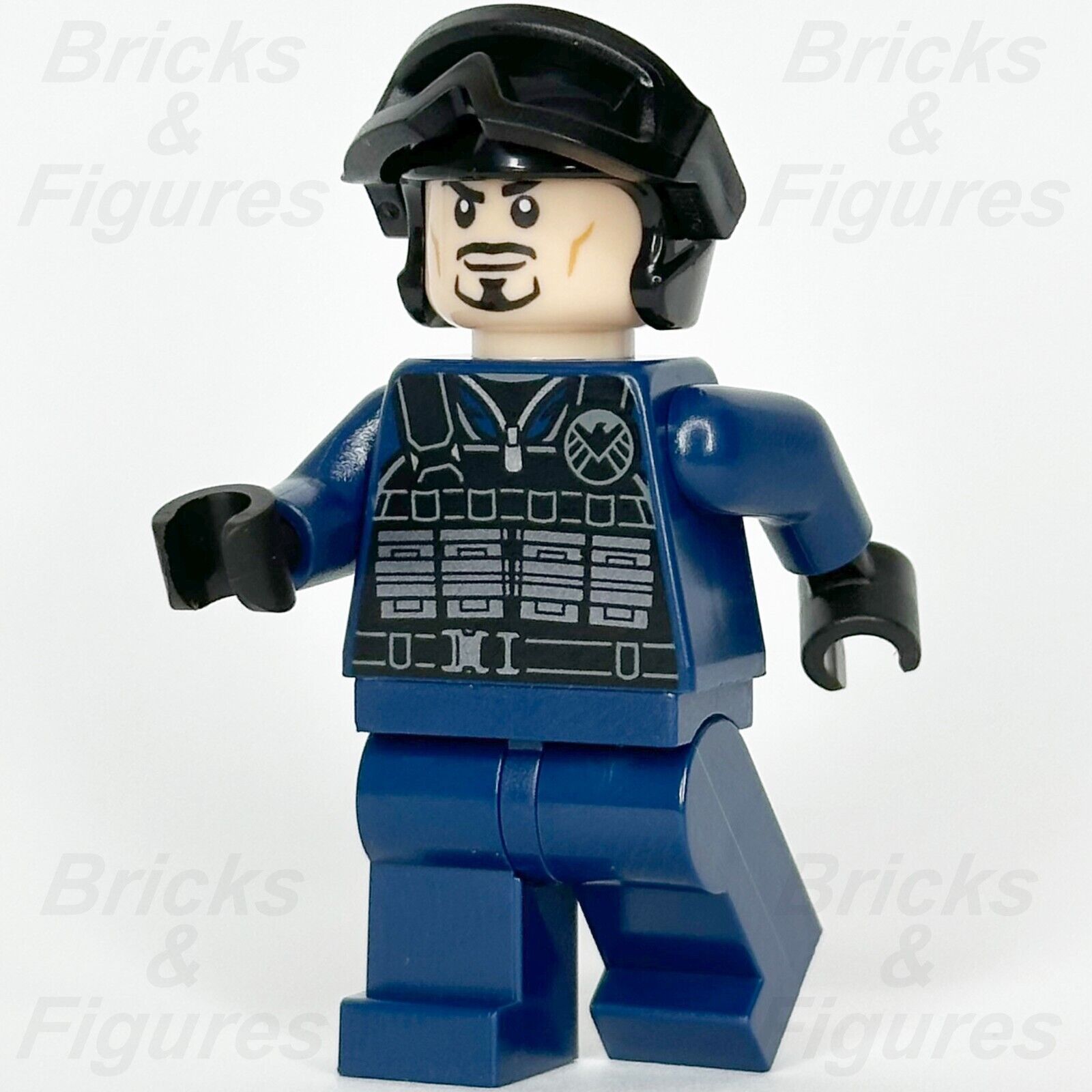 LEGO Super Heroes Shield Agent Tony Stark Minifigure Avengers Marvel 76269 sh919