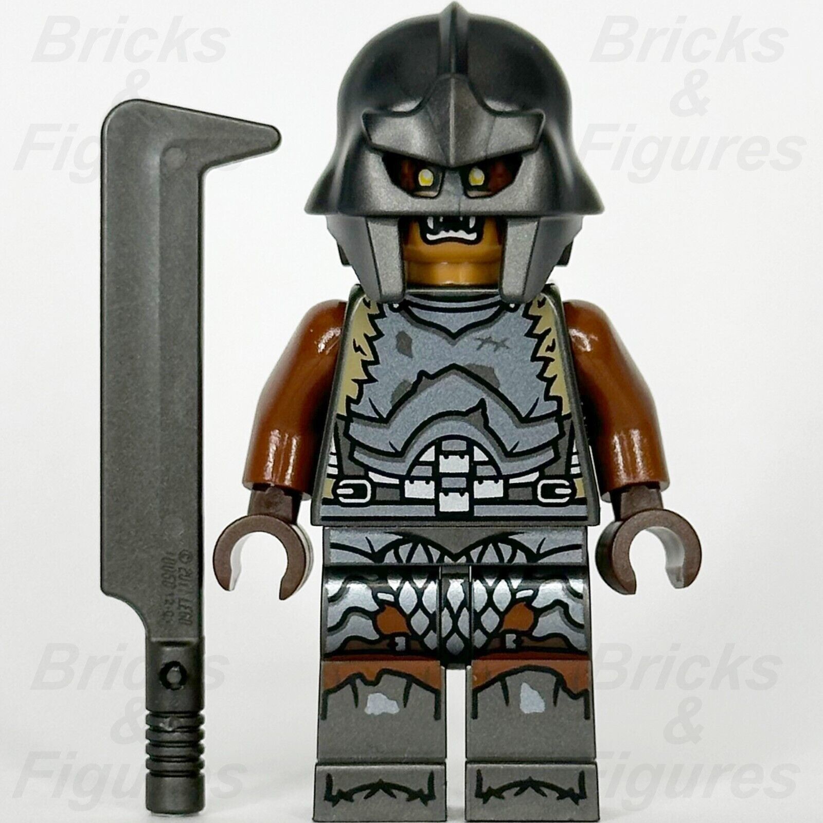 LEGO The Lord of the Rings Orc Minifigure Helmet & Sword The Hobbit 10333 lor134 - Bricks & Figures